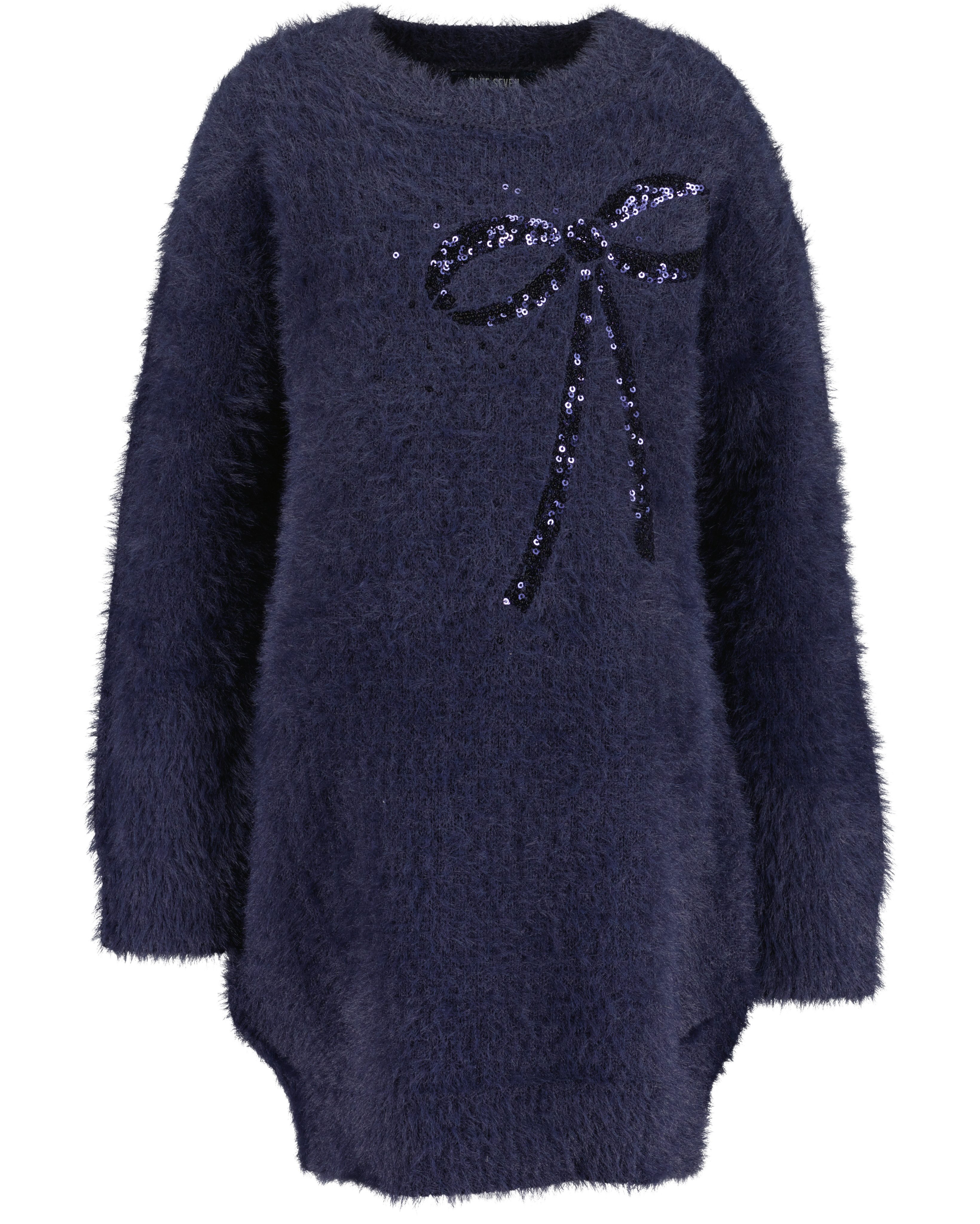 Blue Seven Strickkleid mit Pailletten