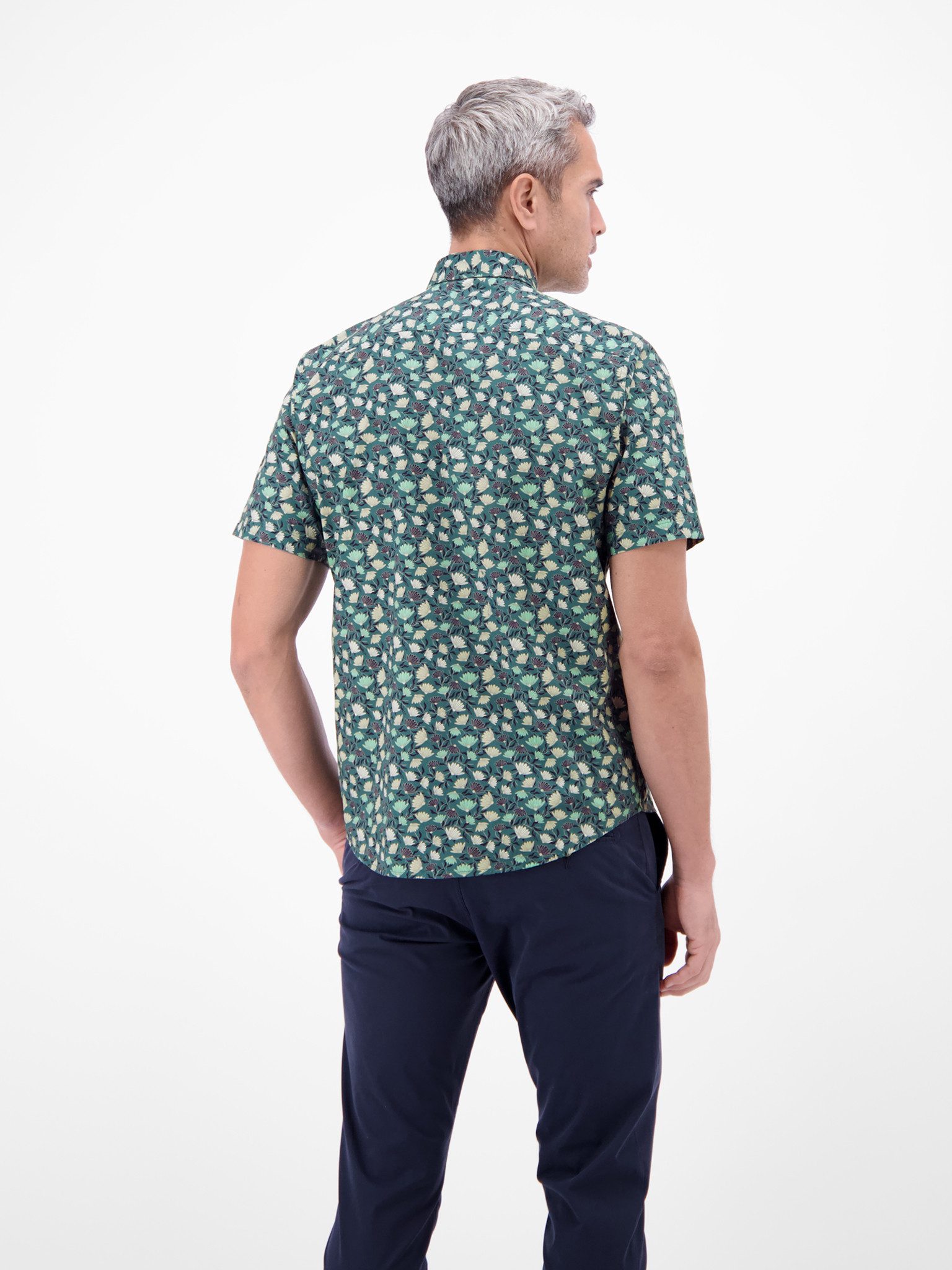 LERROS Kurzarmhemd mit Allover-Minimal-Print günstig online kaufen