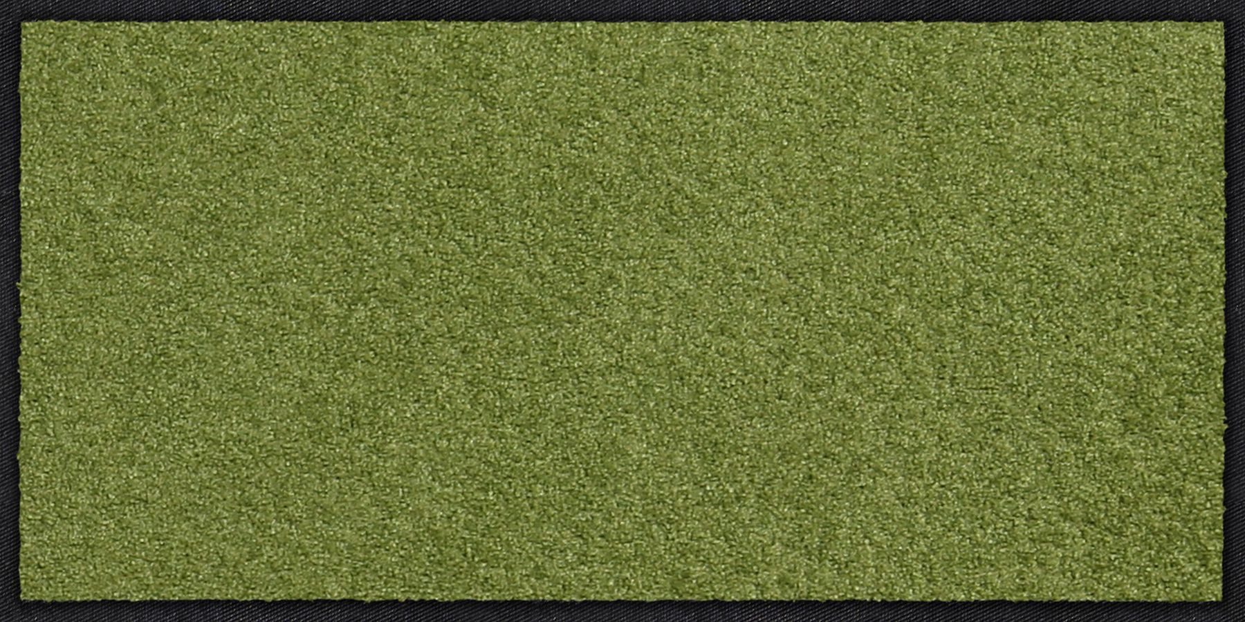 Salonloewe Fußmatte Fußmatte 30x60 Uni Salbei grün, Eingangsmatte klein, Höhe: 300 mm