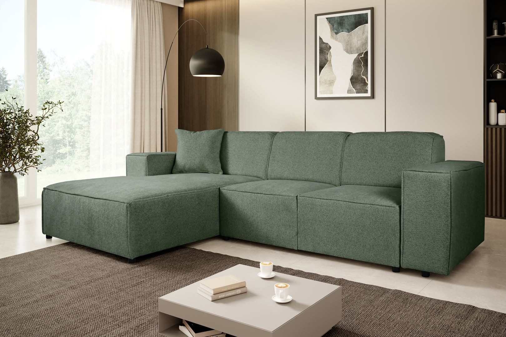 Beautysofa Ecksofa PEDRO, Breite: 267cm, viele günstig online kaufen