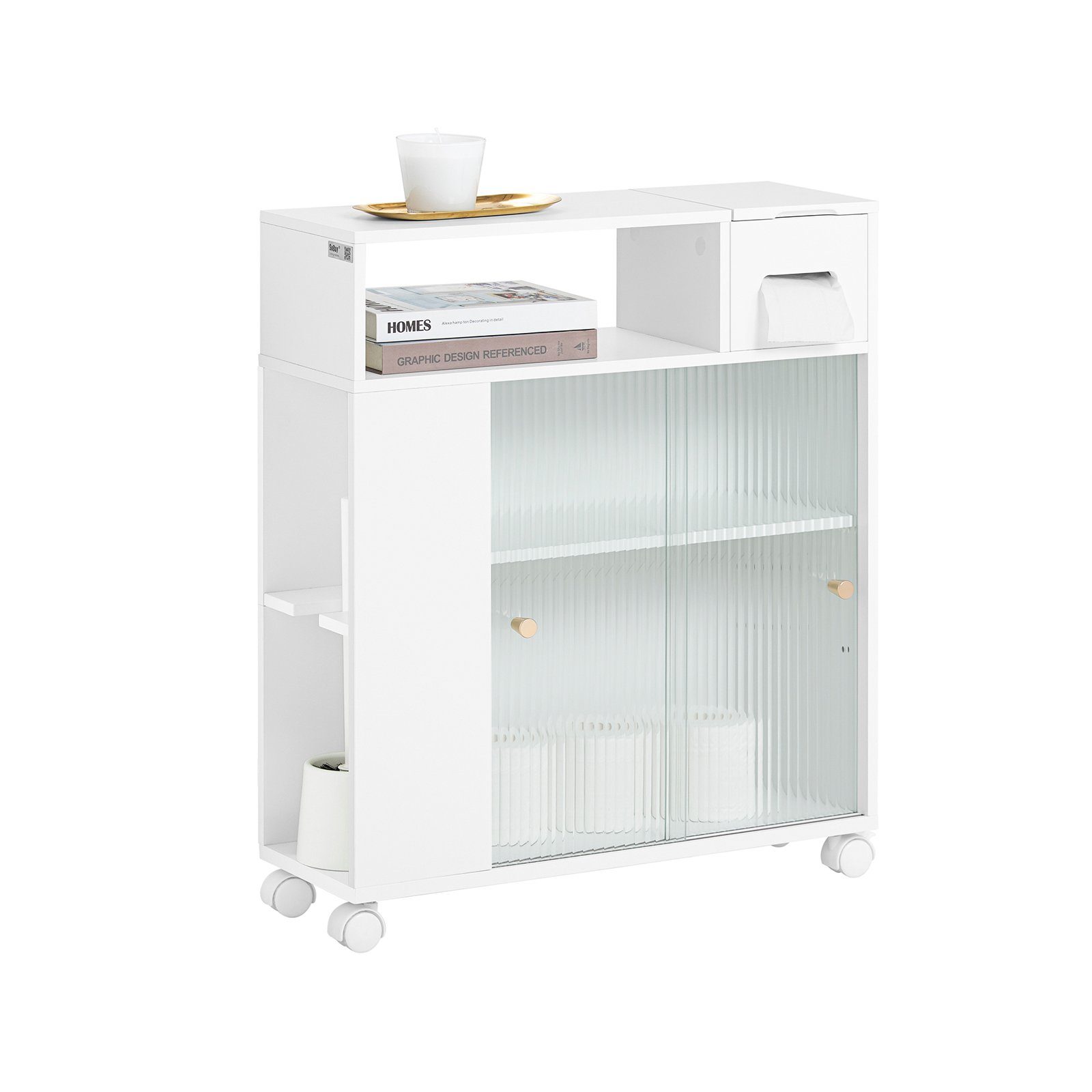 SoBuy Regal BZR117, Nischenregal mit Rollen günstig online kaufen
