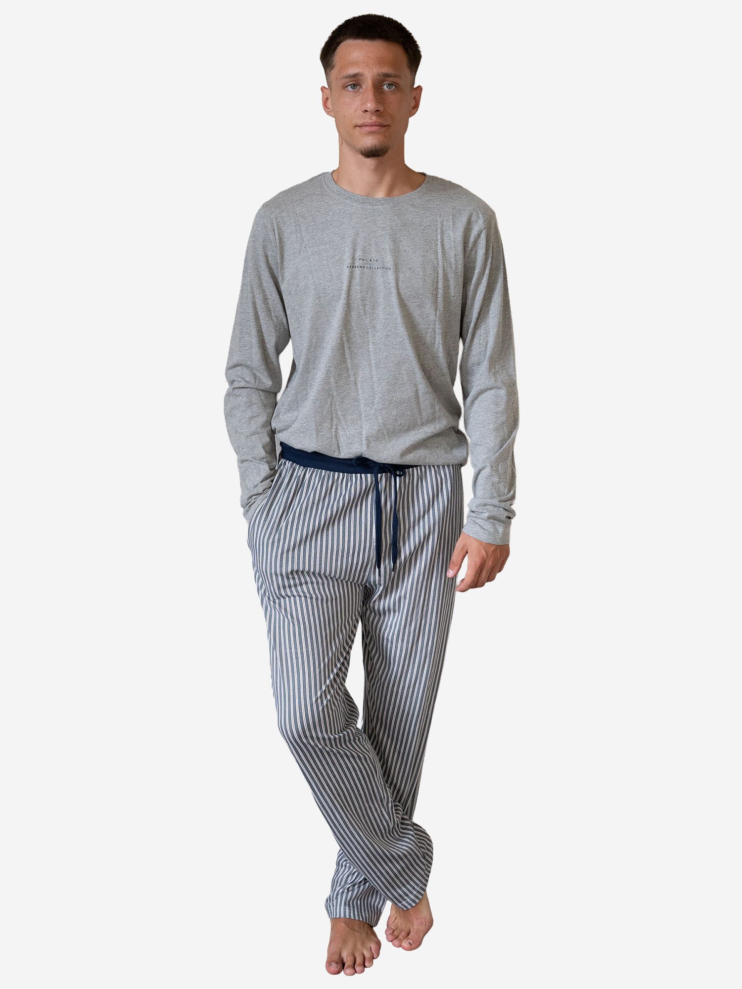 Phil & Co. Pyjama Weekend Collection (2 tlg) Schlafanzug, Pyjama Set, Nacht günstig online kaufen