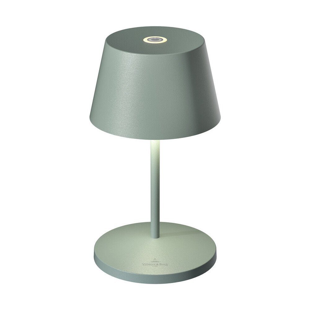 Villeroy & Boch Tischleuchte Tischleuchte 20 cm Seoul 2.0 olivgrün, Tischleuchte, Ø11cm, Aluminium, grün