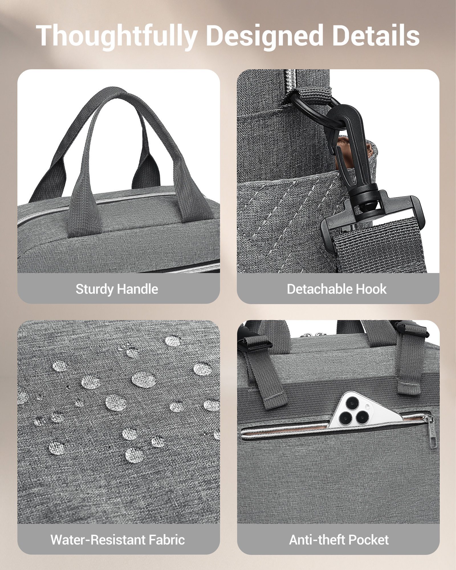 KONO Wickeltasche für Babys – Bild 5 von 5