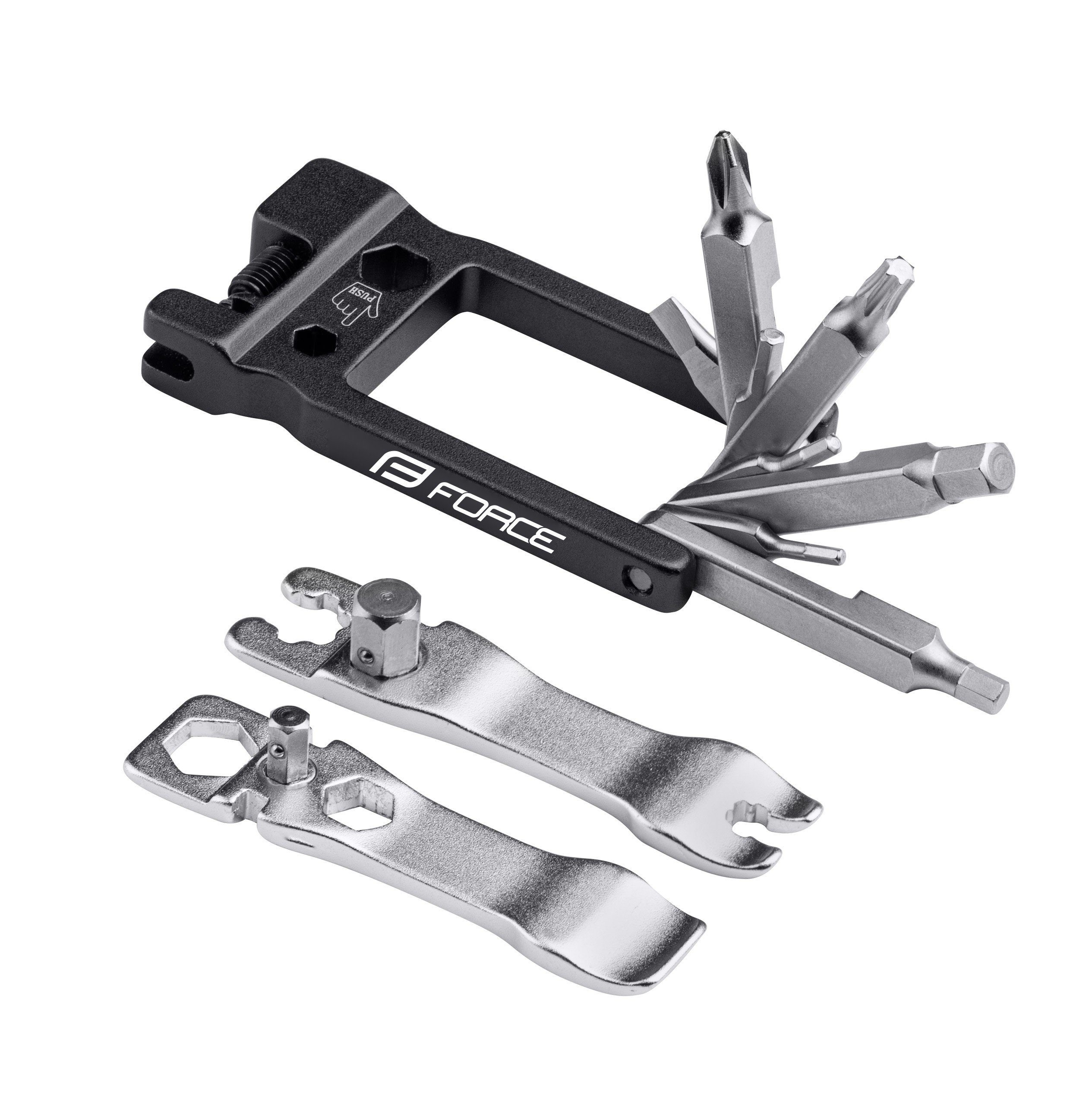 Fahrradwerkzeugset Force Fahrrad Multitool 20er Set mit Kettentrenner