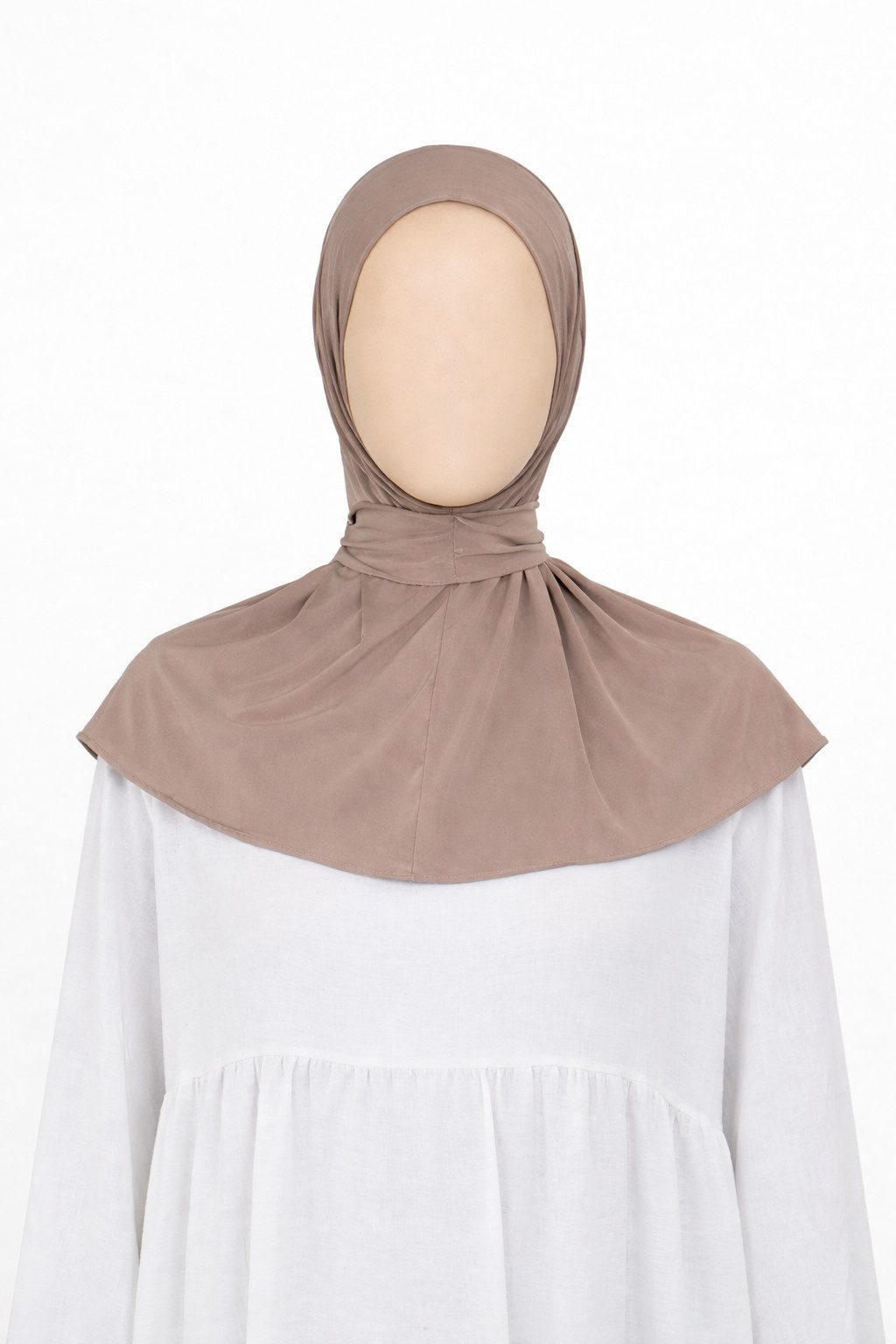 Aymasal Hijab Sofort-Jersey-Hijab (Einzelartikel, 1x Sofort-Hijab) Sofort-Hijab, Mit knöpfen an der Hinterseite