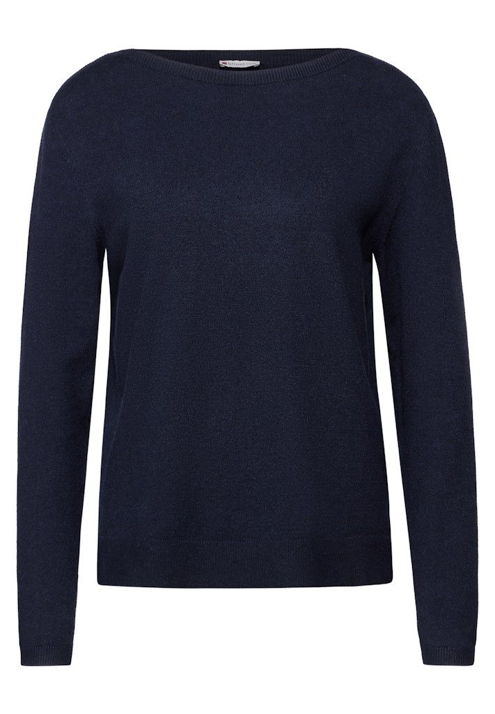 STREET ONE Wollpullover STREET ONE / Da.Strick / LTD QR_cosy u-boat_sweater günstig online kaufen