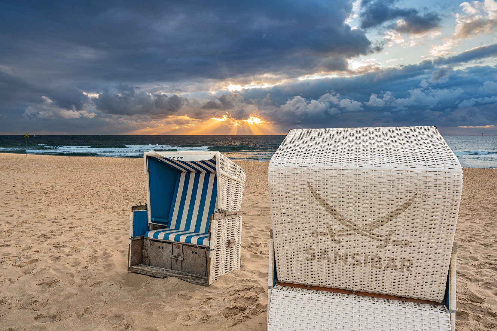 Sansibar Sylt Bild Acrylglasbild SANSIBAR Living BHT 120x80x5 cm Glasbild