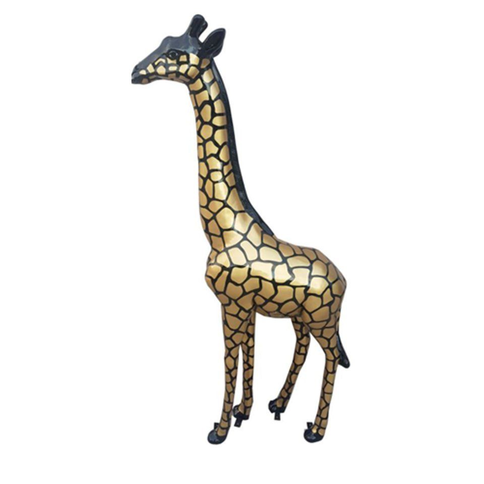 JVmoebel Skulptur Modern Skulptur Giraffe Dekorative Figur Design Kunststoff Statuen Statue 205 cm