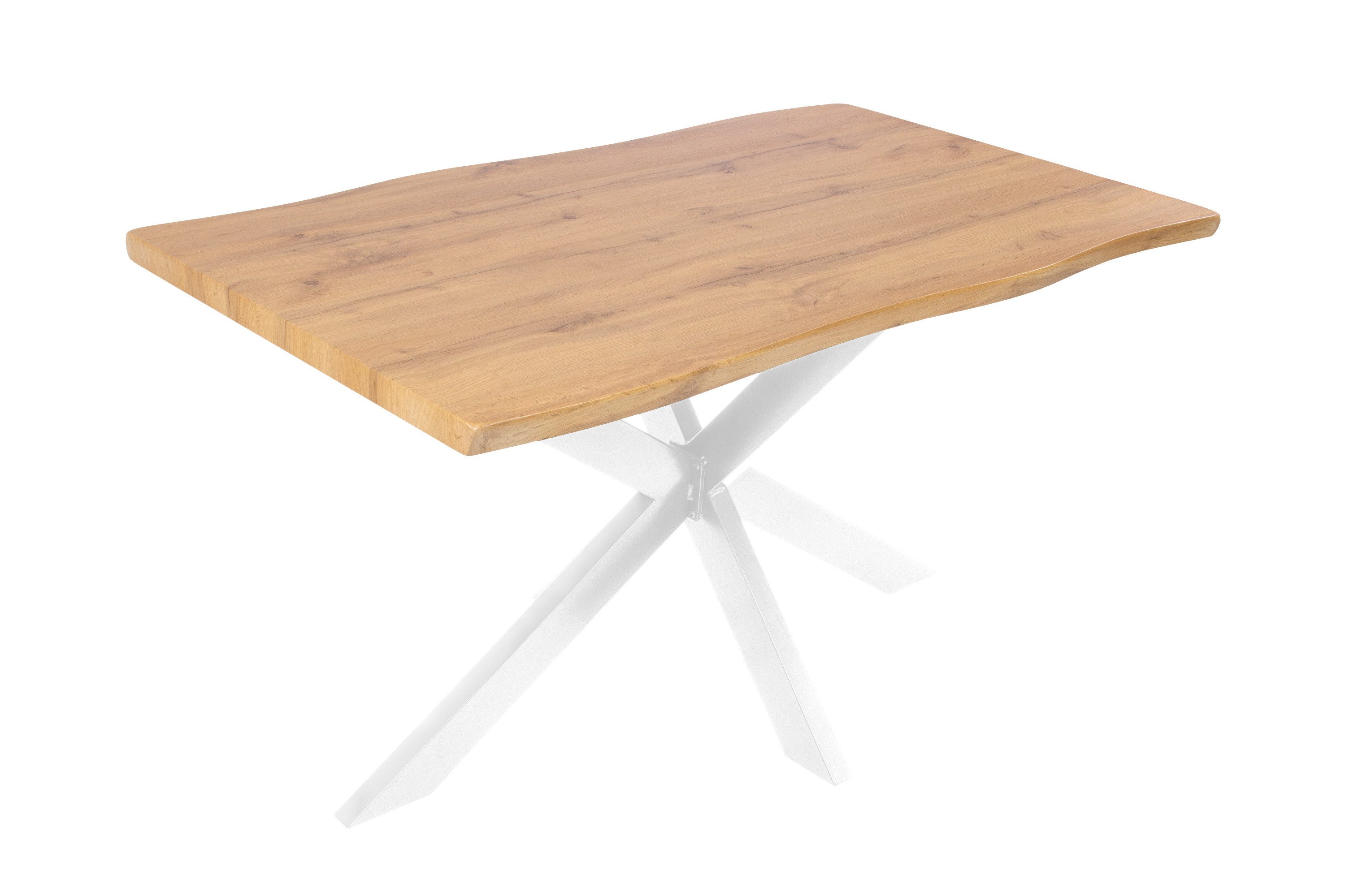 Loreno® Esstisch Josy, verschiedene Holz-Optik, Baumkante, günstig online kaufen