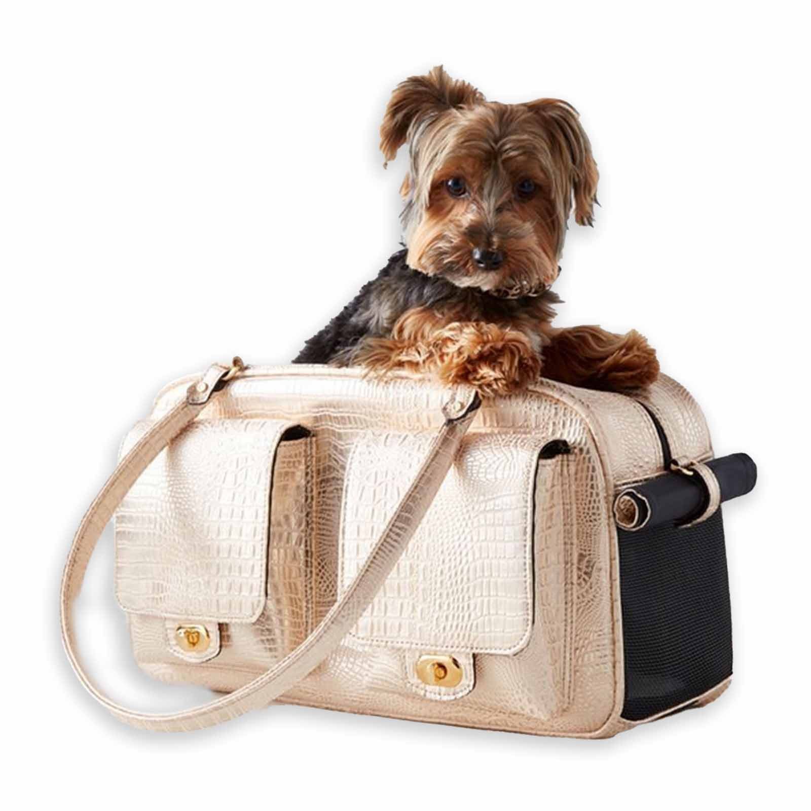 Monkimau Tiertransporttasche Luxuriöse Transporttasche für Hunde & Katzen