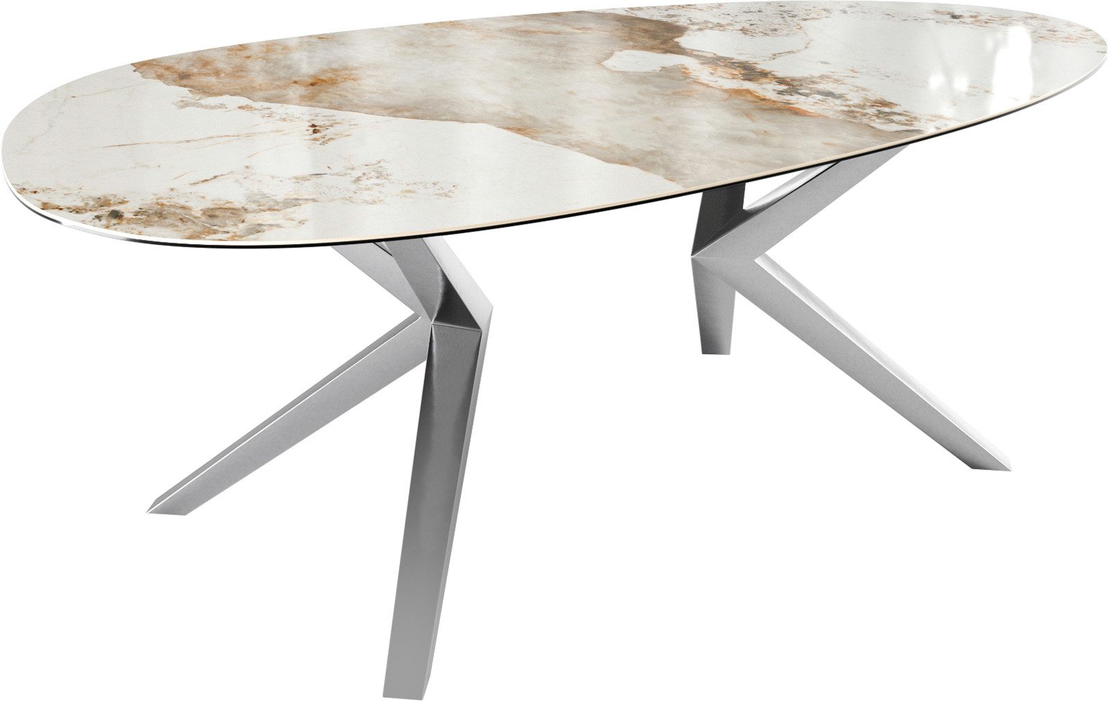 DELIFE Esstisch Edge, Oval Keramik Minas günstig online kaufen
