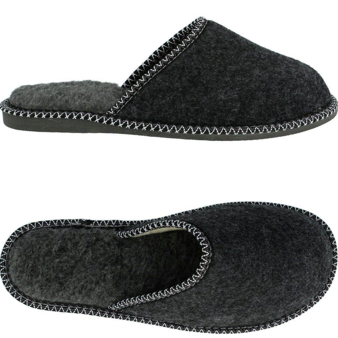 filsko Elegante Pantoffeln für Herren Hausschuh Gefüttert