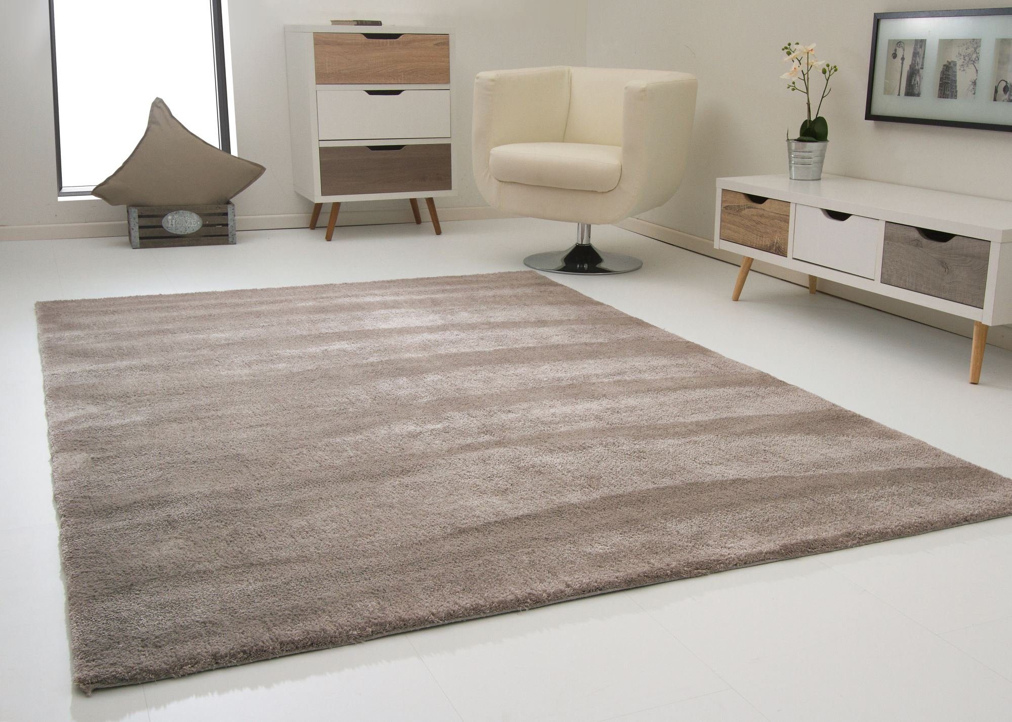 Steffensmeier Teppich Nicki, Rechteckig, Kurzflor Teppich, günstig online kaufen