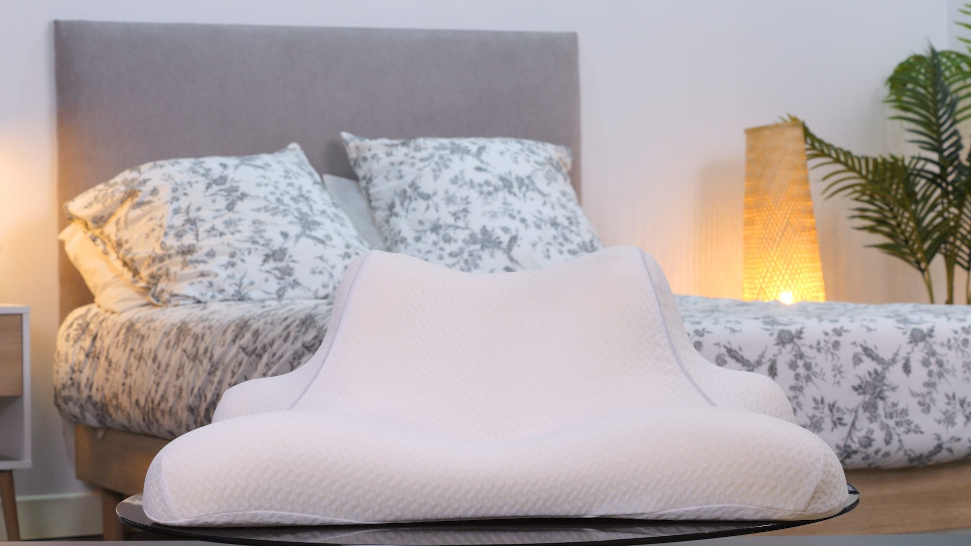 CALMONT Kopfkissen Langschläferkissen, Ergonomisch, Für Bett, Sofa & Seitenschlaf