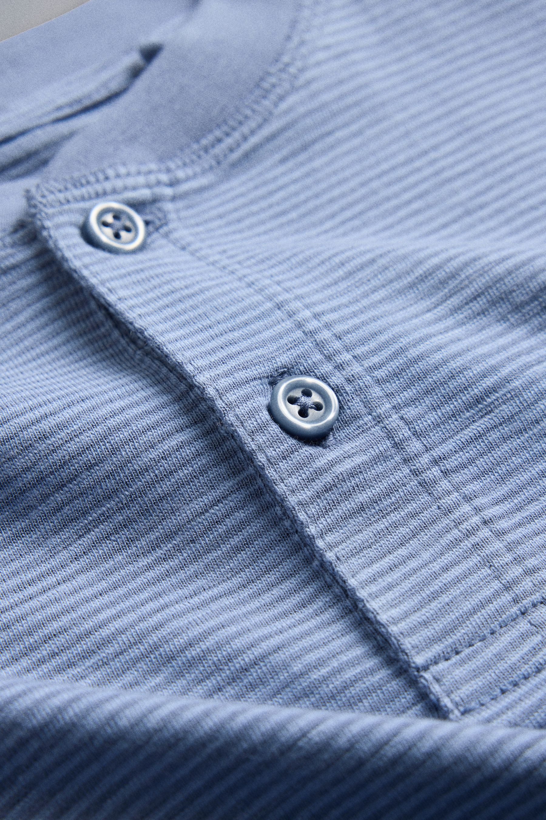 The Set Langarmshirt The Set Henley-T-Shirts mit Streifenstruktur x 4 (4-tlg) – Bild 4 von 5