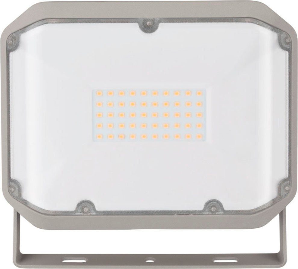 zur Licht LED LED integriert, warmweißem Brennenstuhl AL fest Warmweiß, Außen-Wandleuchte Fluter mit Wandmontage LED 3050,