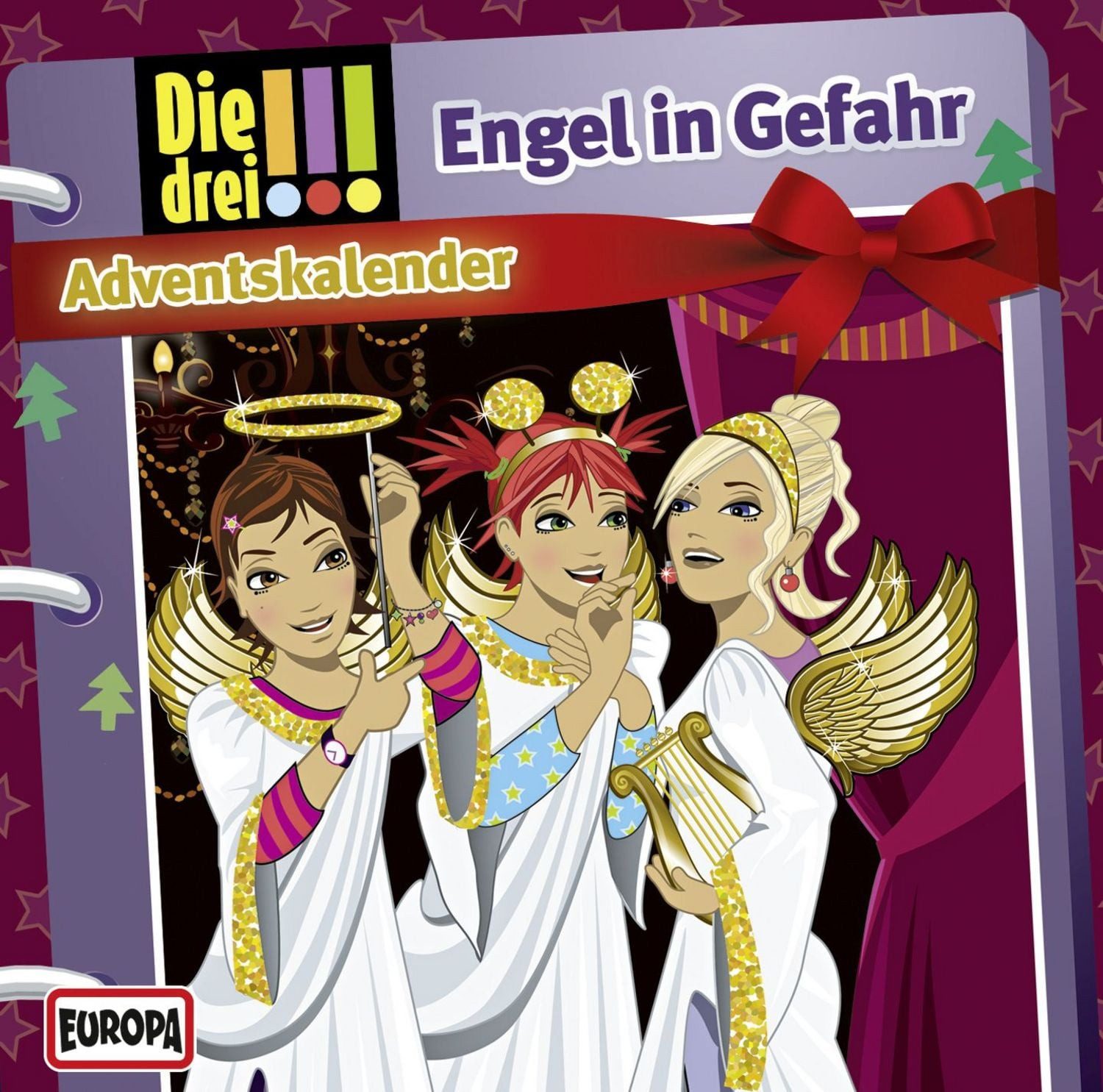 United Soft Media Hörbuch Die drei !!! Adventskalender - Engel in Gefahr (2 Audio-CD) (drei Ausr