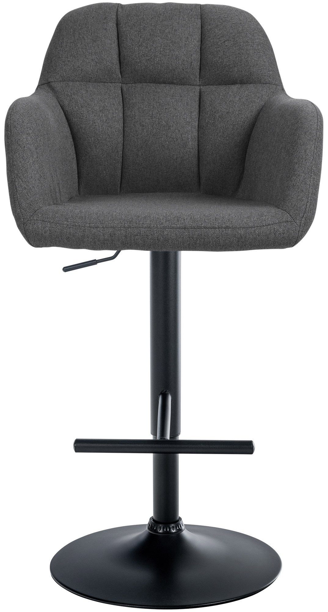 CLP Barhocker Natoma Stoff, mit Fußstütze höhenverstellbar