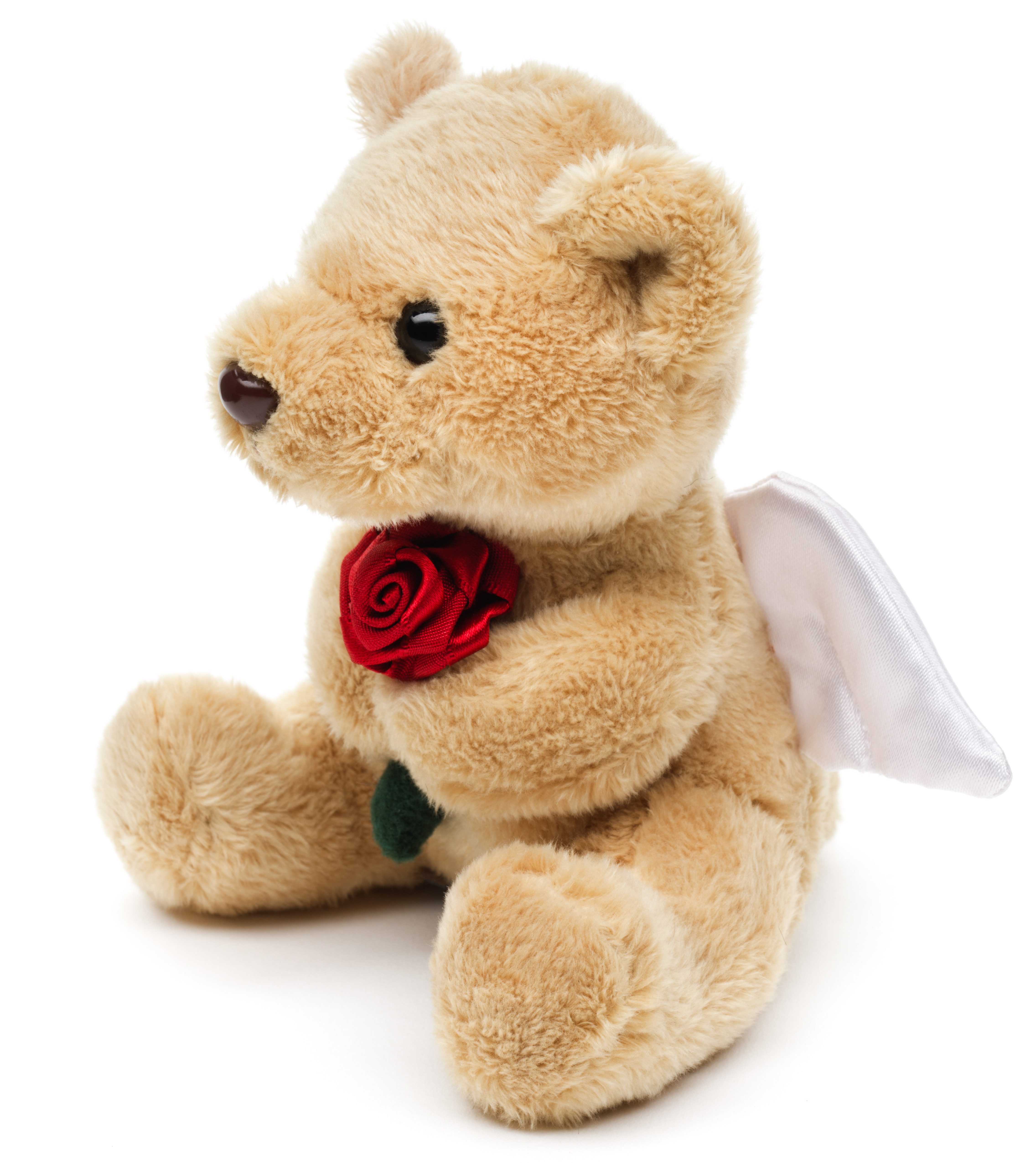 Uni-Toys Kuscheltier Schutzengel-Teddybär - versch. Varianten - 13 cm (Höhe) - Plüschtier, zu 100 % recyceltes Füllmaterial