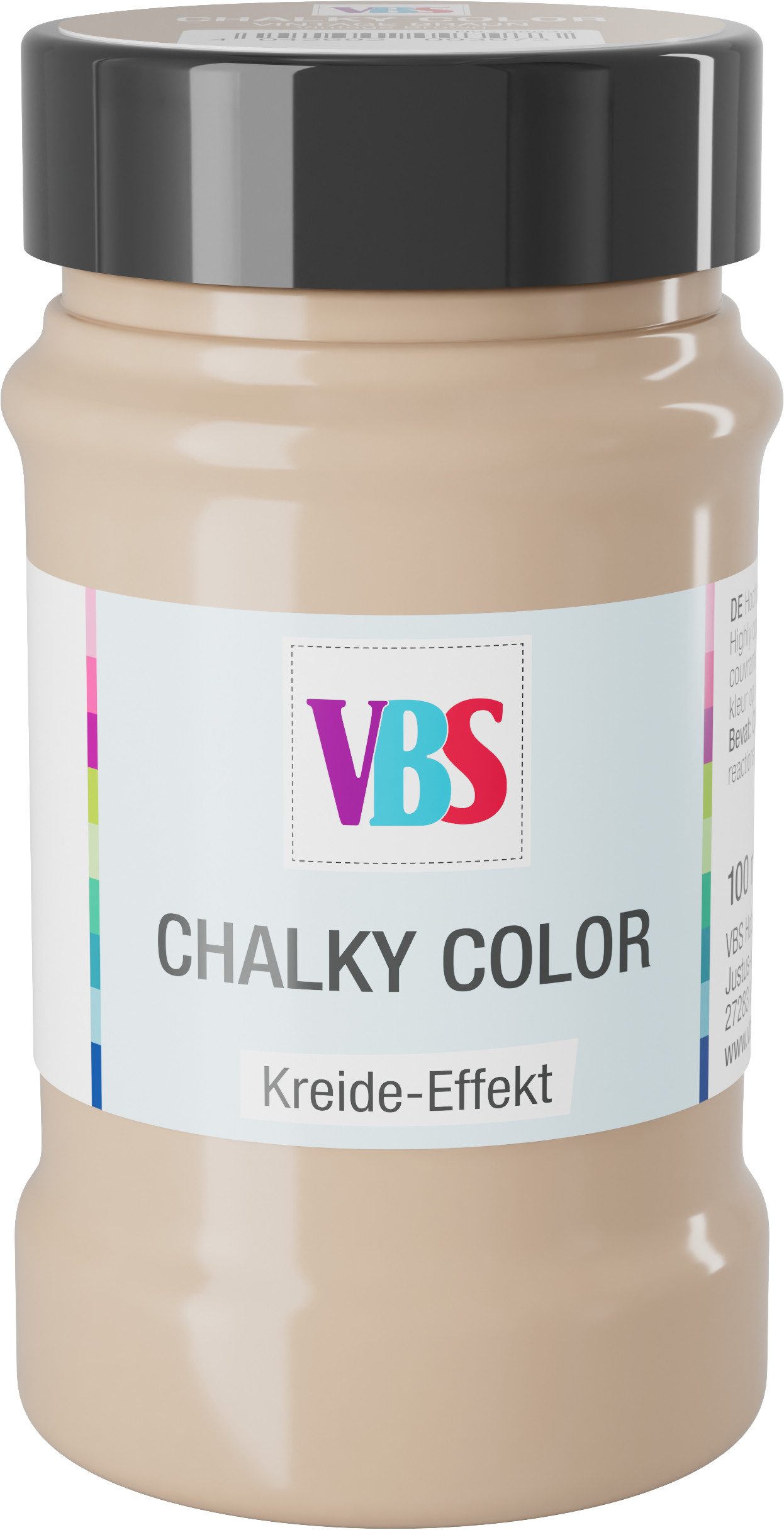 VBS Kreidefarbe Chalky Color, 100 ml, trocknet matt auf