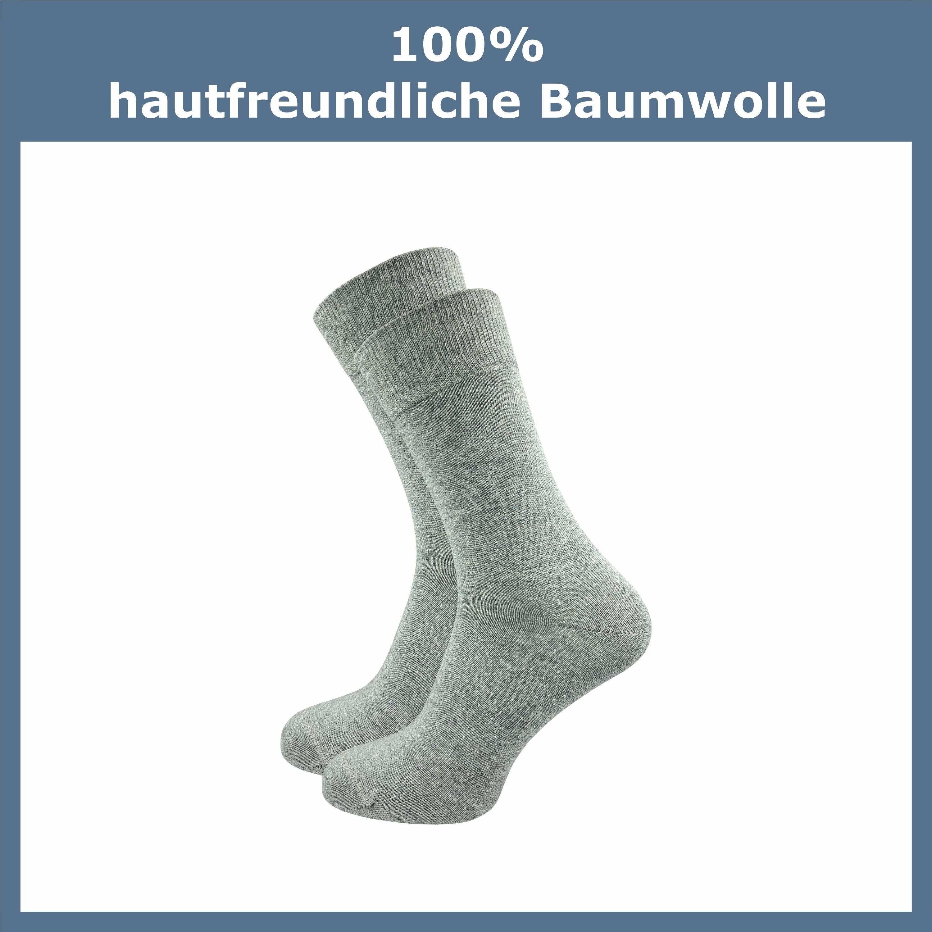 GAWILO Socken für Herren aus 100% Baumwolle - Ohne drückende Naht - mit Kom günstig online kaufen