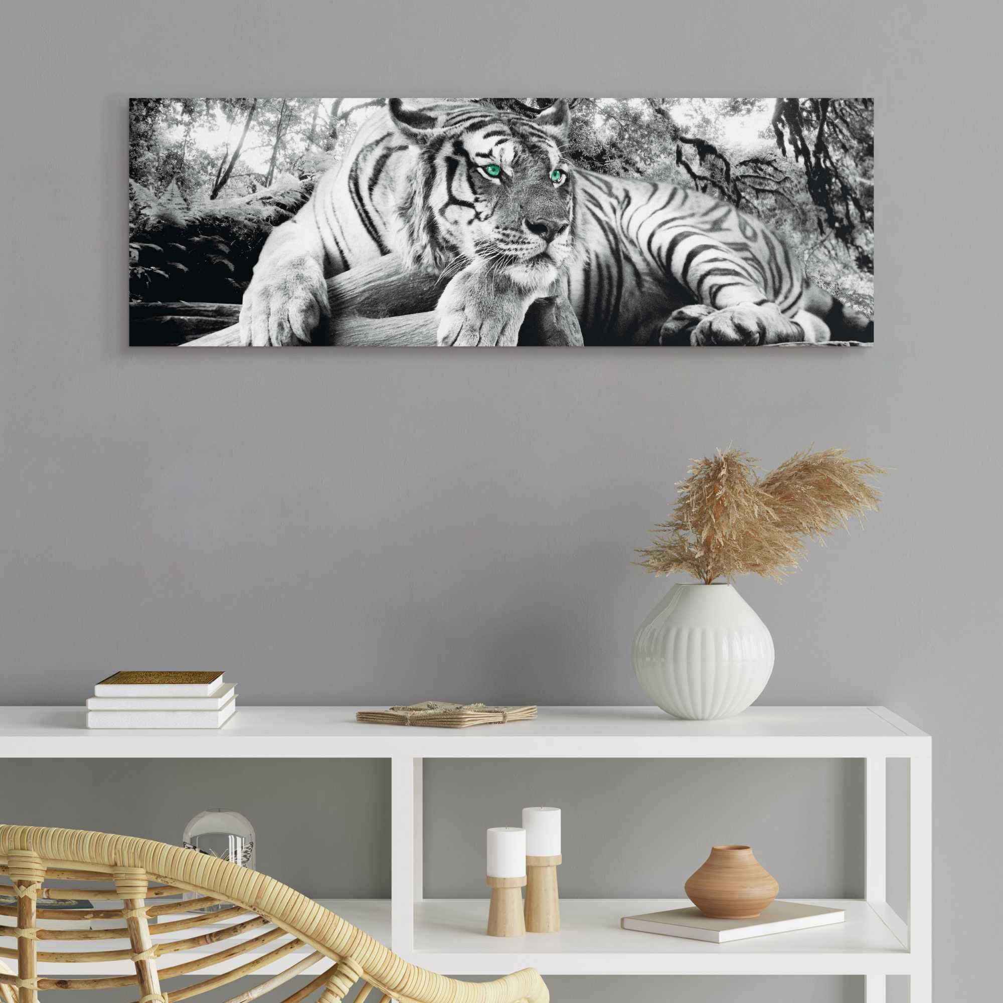 Home affaire Deco-Panel Tiger guckt dich an günstig online kaufen