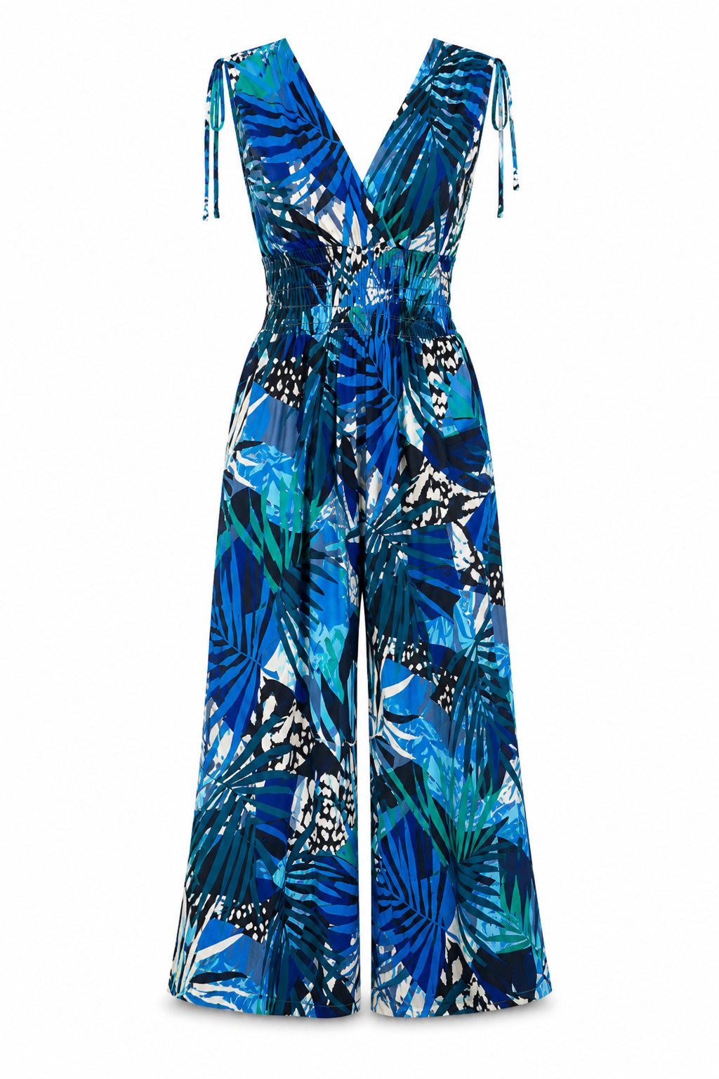 ITALY VIBES Jumpsuit - Overall mit V-Ausschnitt - Damen Overall mit All-Over-Print