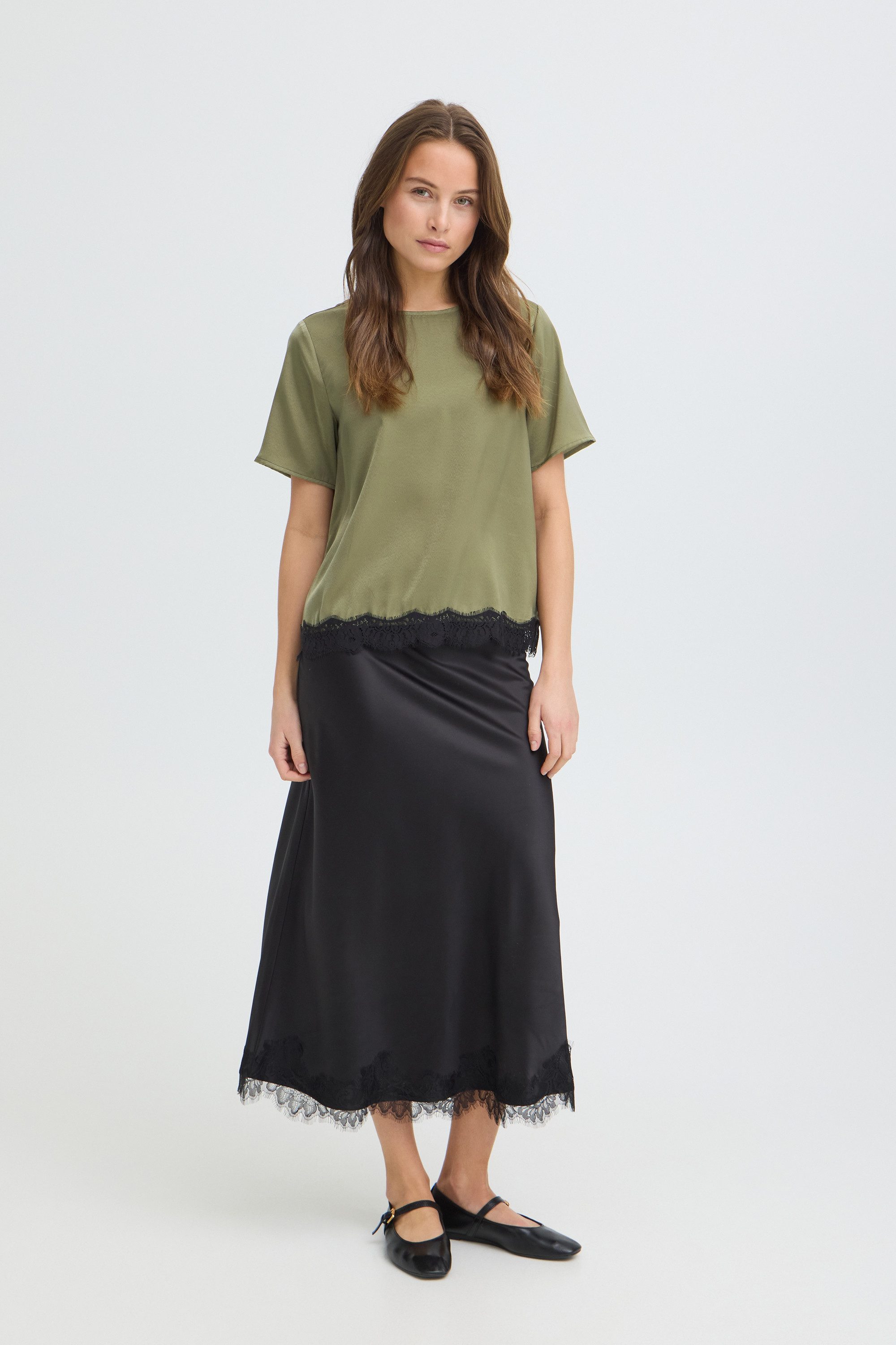 b.young Kurzarmbluse Kurzarm-Bluse BYXFELICI