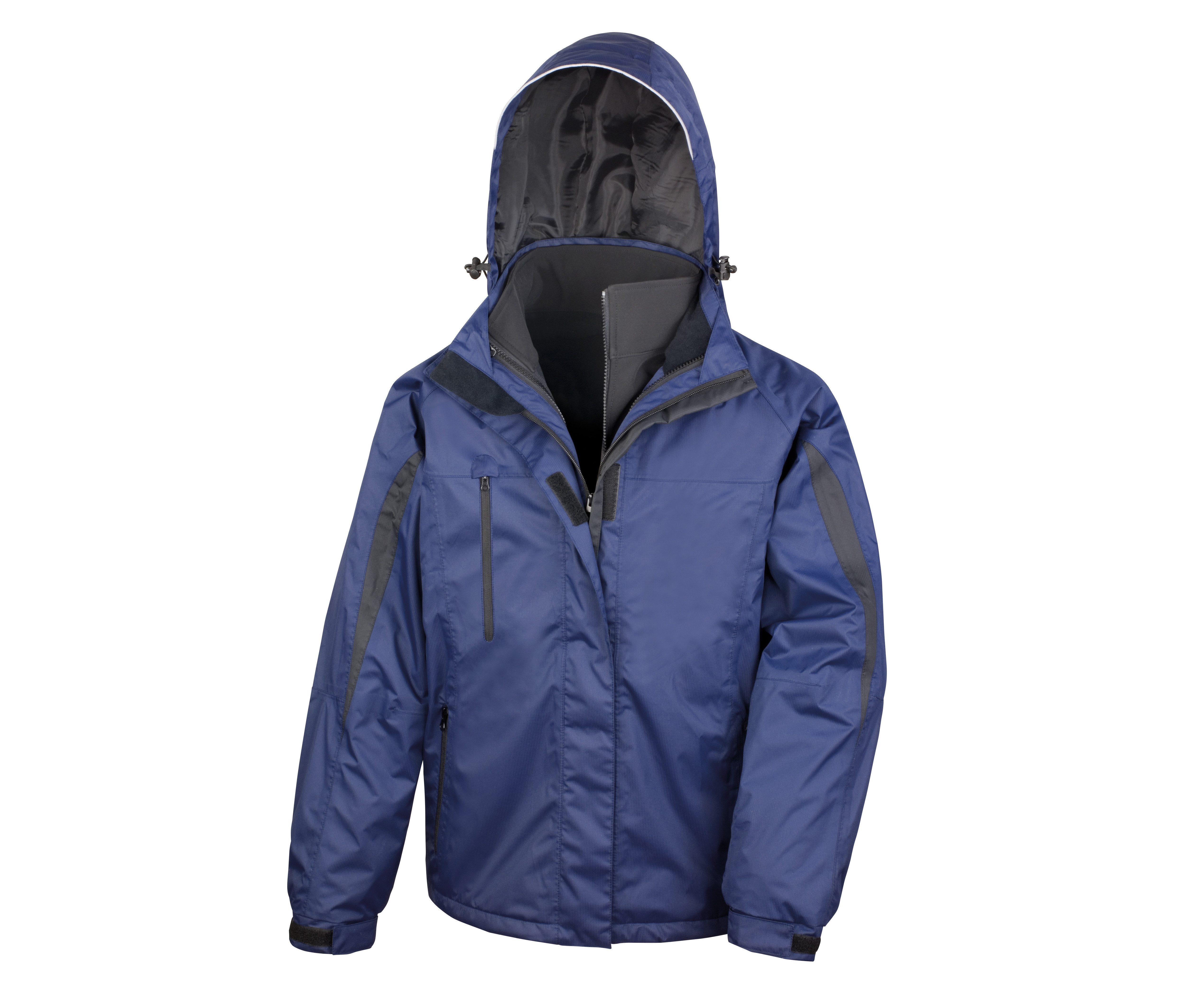 Result Arbeitsjacke Herren 3-in-1-Jacke wasserdicht mit Softshell-Innenjacke S–4XL