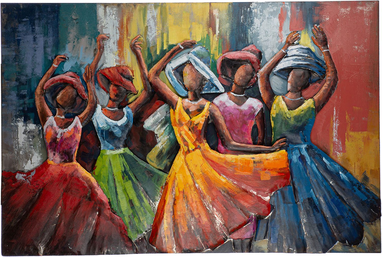 GILDE Metallbild Bild rechteckig Lets dance, Menschen (1 St)