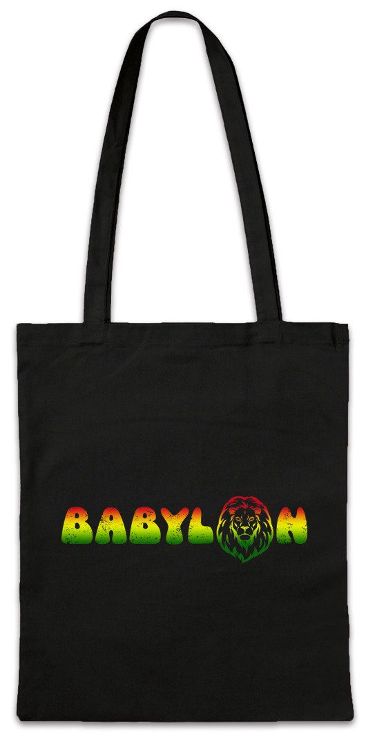 Beuteltasche Babylon I Stofftasche Zion Music Jah Babylon Musik Babylon Irie Reggae