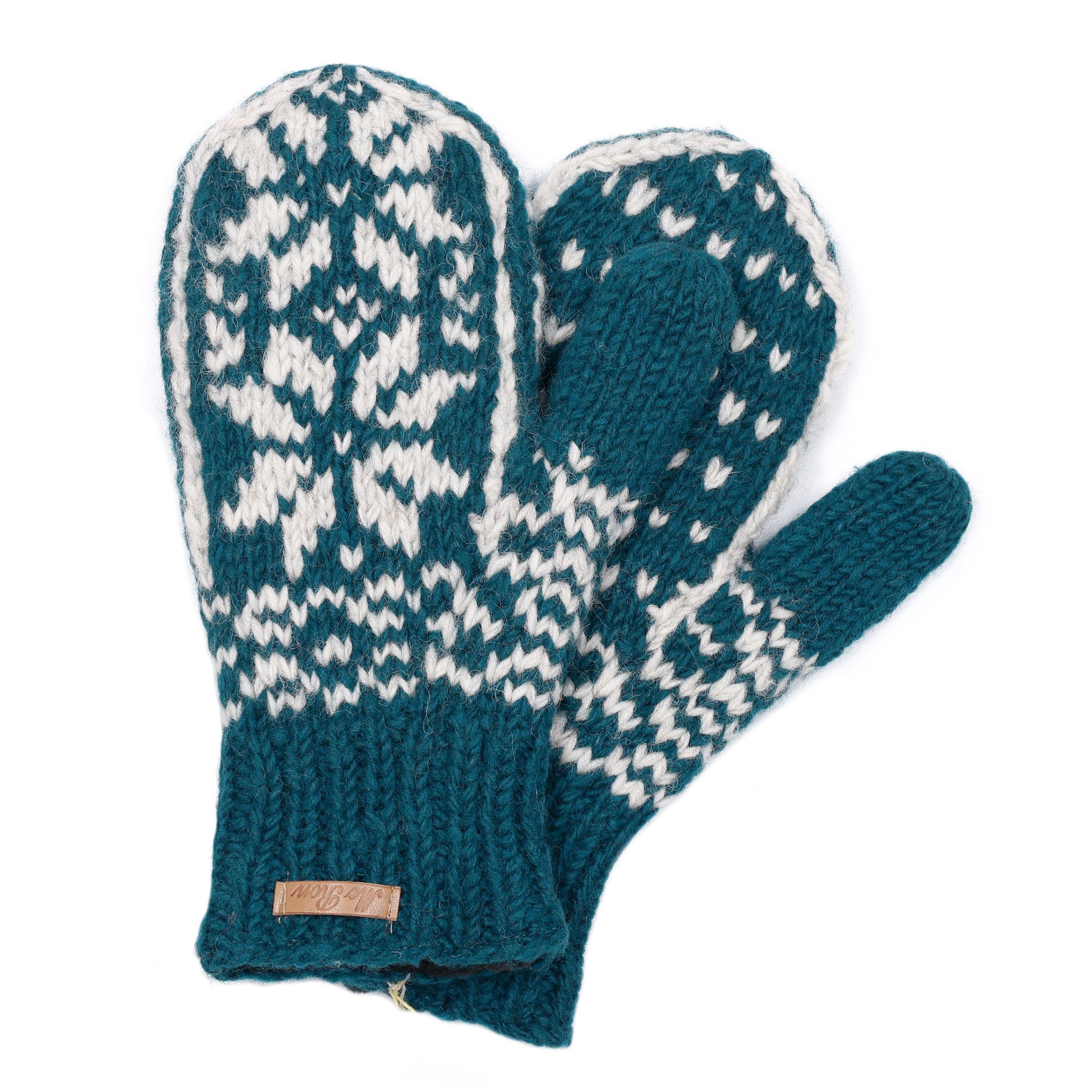 McRon Fäustlinge Strickhandschuhe Modell Snowmor