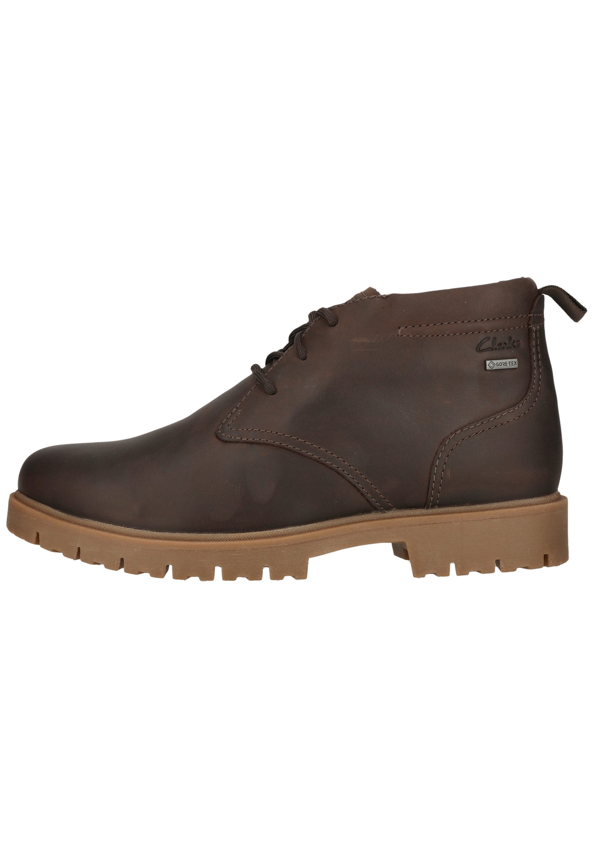 Clarks Berhill Mid Gore-Tex Stiefelette mit atmungsaktivem, wasserdichtem Futter