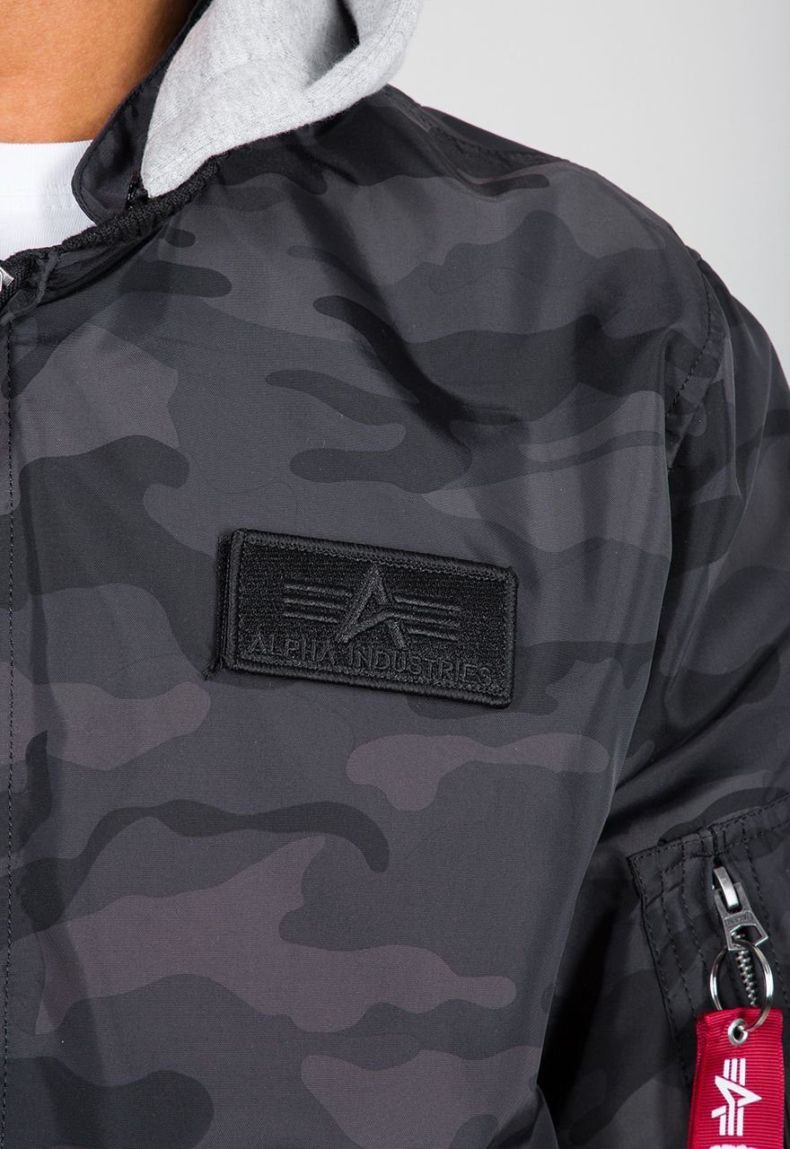 Alpha Industries Kurzjacke Ma-1 Tt Hood Camo