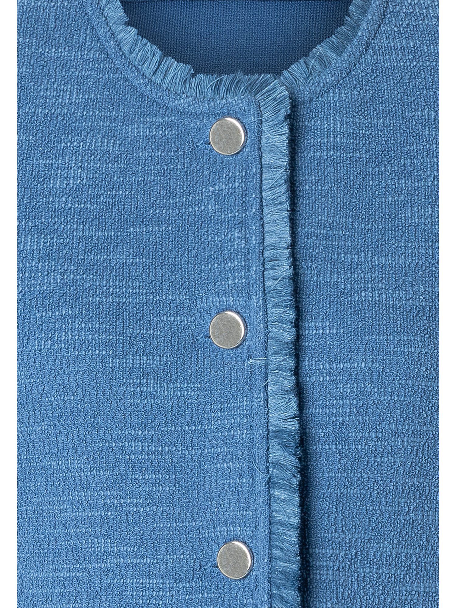 MORE&MORE Jerseyblazer Boucléjersey-Kurzblazer