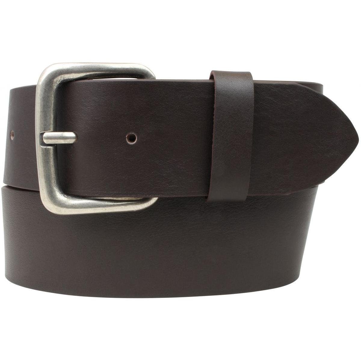 Ledergürtel Jeansgürtel aus Vollrindleder 5 cm - Leder-Gürtel für Herren 50mm - Br