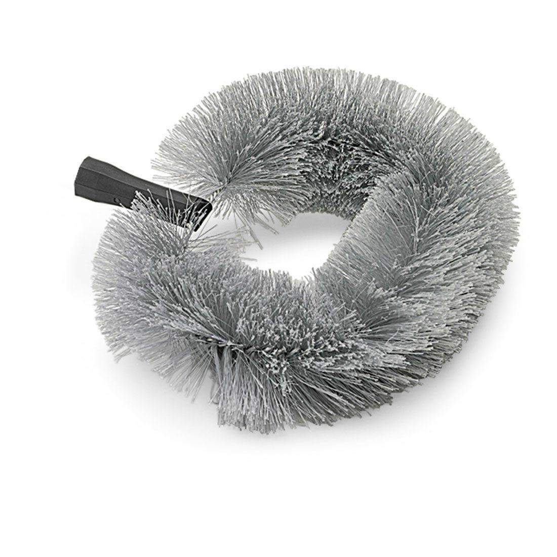 Nölle Staubwedel Ersatz Staubwedel Kopf Oval Grau 1 Stück (Reinigungsset, Besenstiel, Besenkopf, Mikrofasertuch), Ersatzbürste Staubkopf Aufsatz Reinigungskopf Staubwedel Zubehör