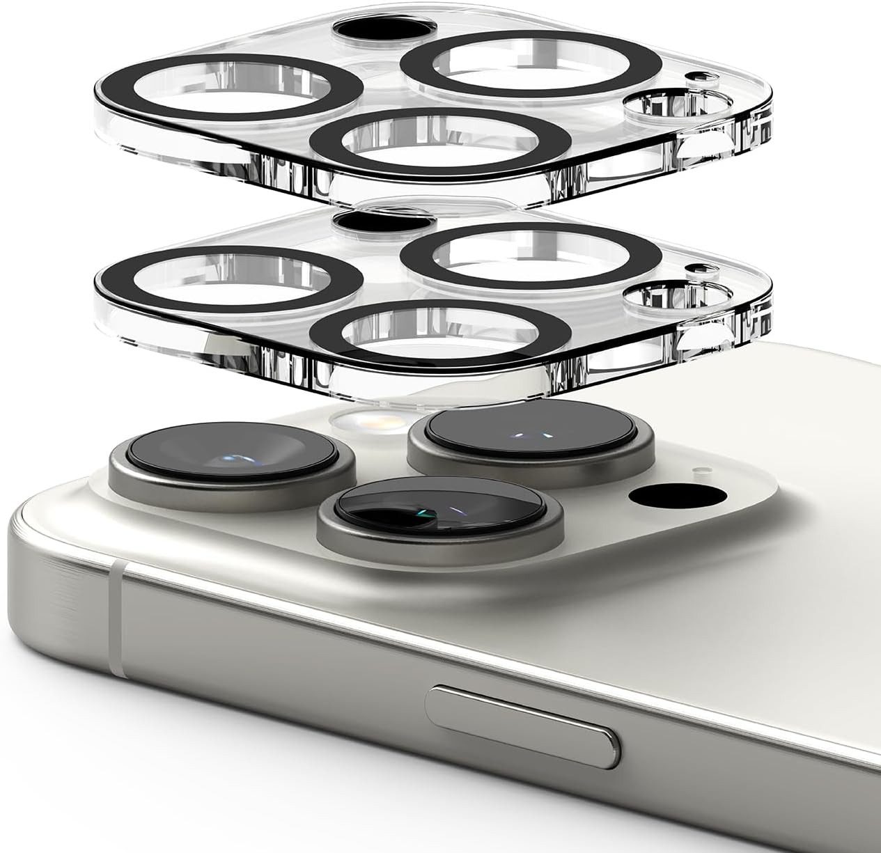 AVANA Schutzfolie Kamera Schutzglas für iPhone 16 Pro / iPhone 16 Pro Max Panzerglas, (2-St), Anti-Kratzer, glasklarer Kameraschutz