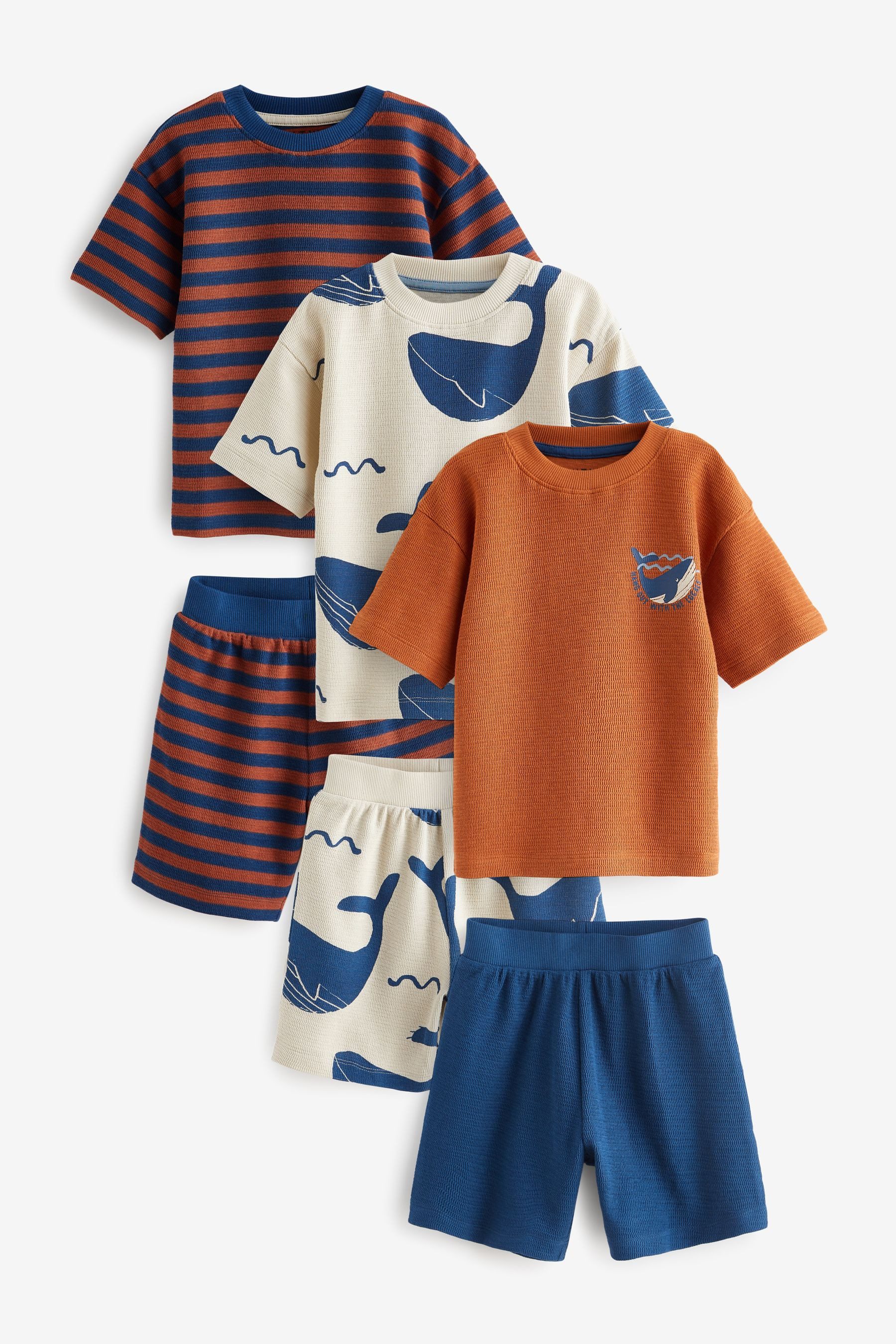 Pyjama Kurze Schlafanzüge, 3er-Pack