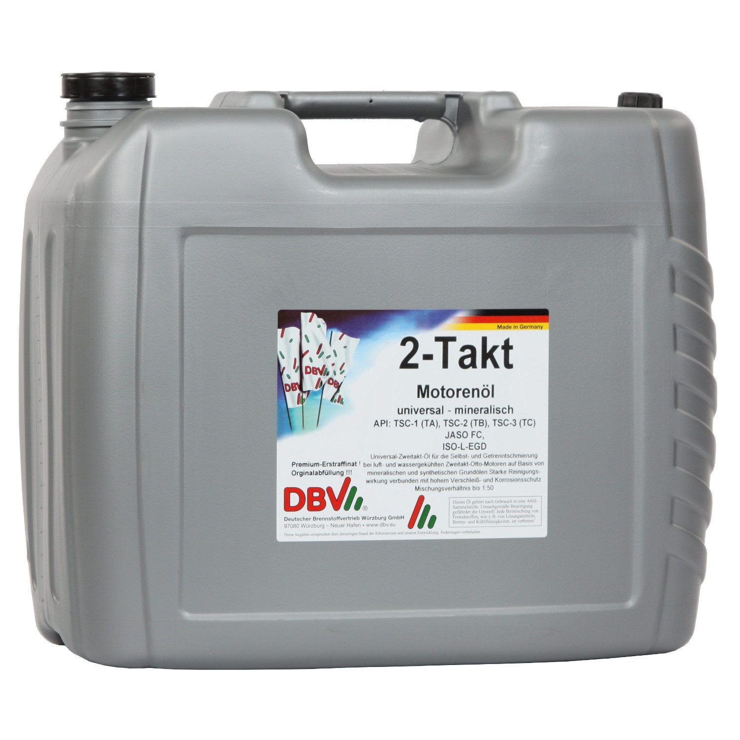 DBV Motoröl DBV 2-Takt-Öl (mineralisch) 20-Liter-Kanister