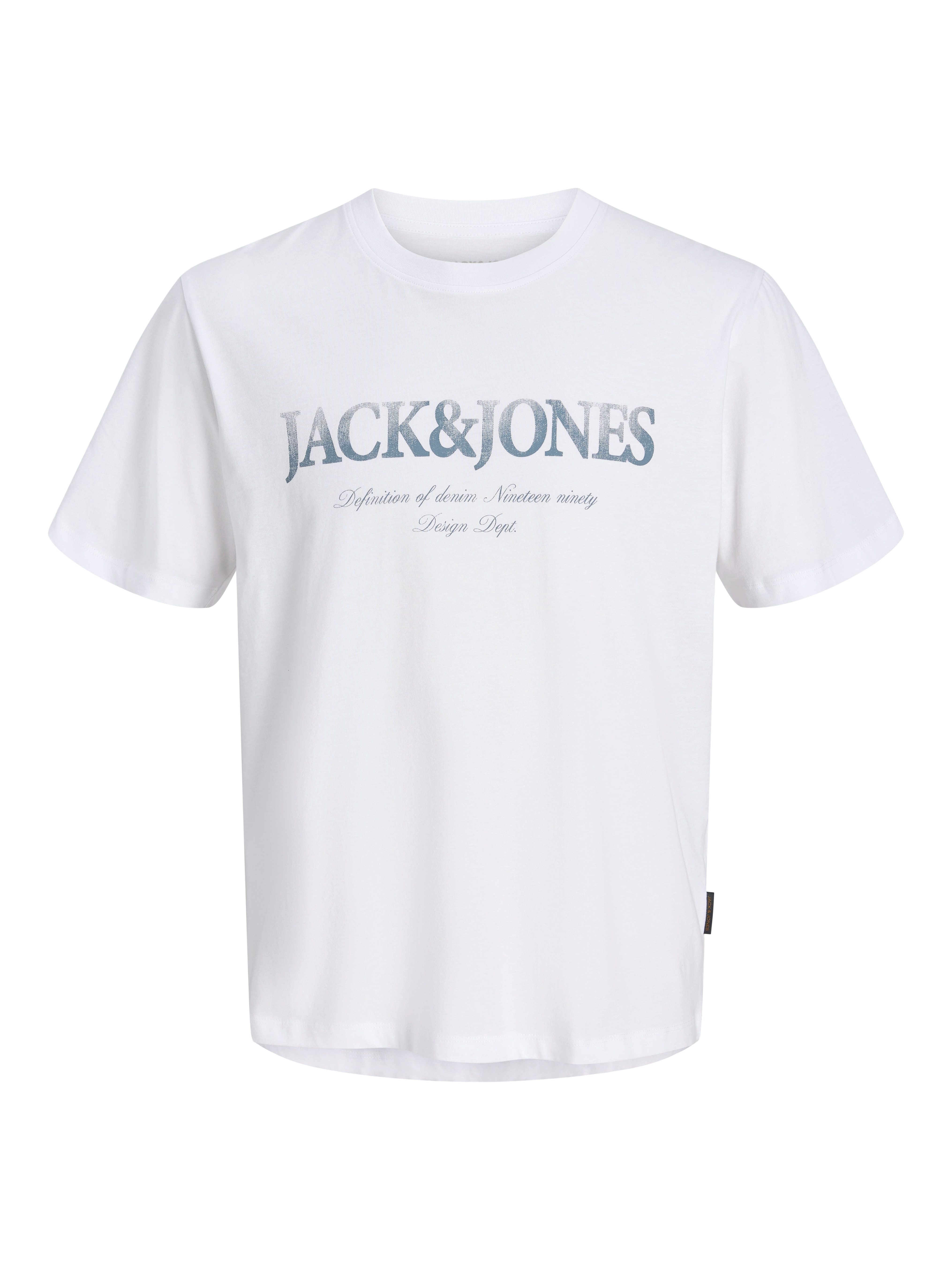T-Shirt JJDEVIN DAYTONA PRINT TEE SS CN JNR