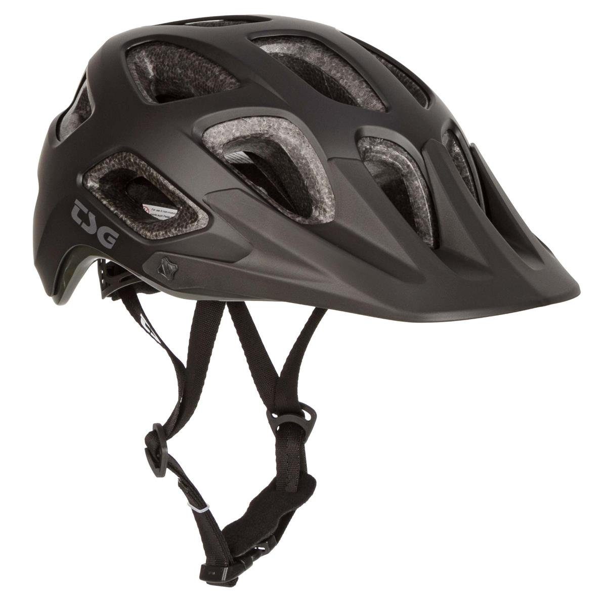 Fahrradhelm TSG Fahrrad MTB Trail Seek Solid Color Helm schwarzmatt XXS/XS 52-54cm