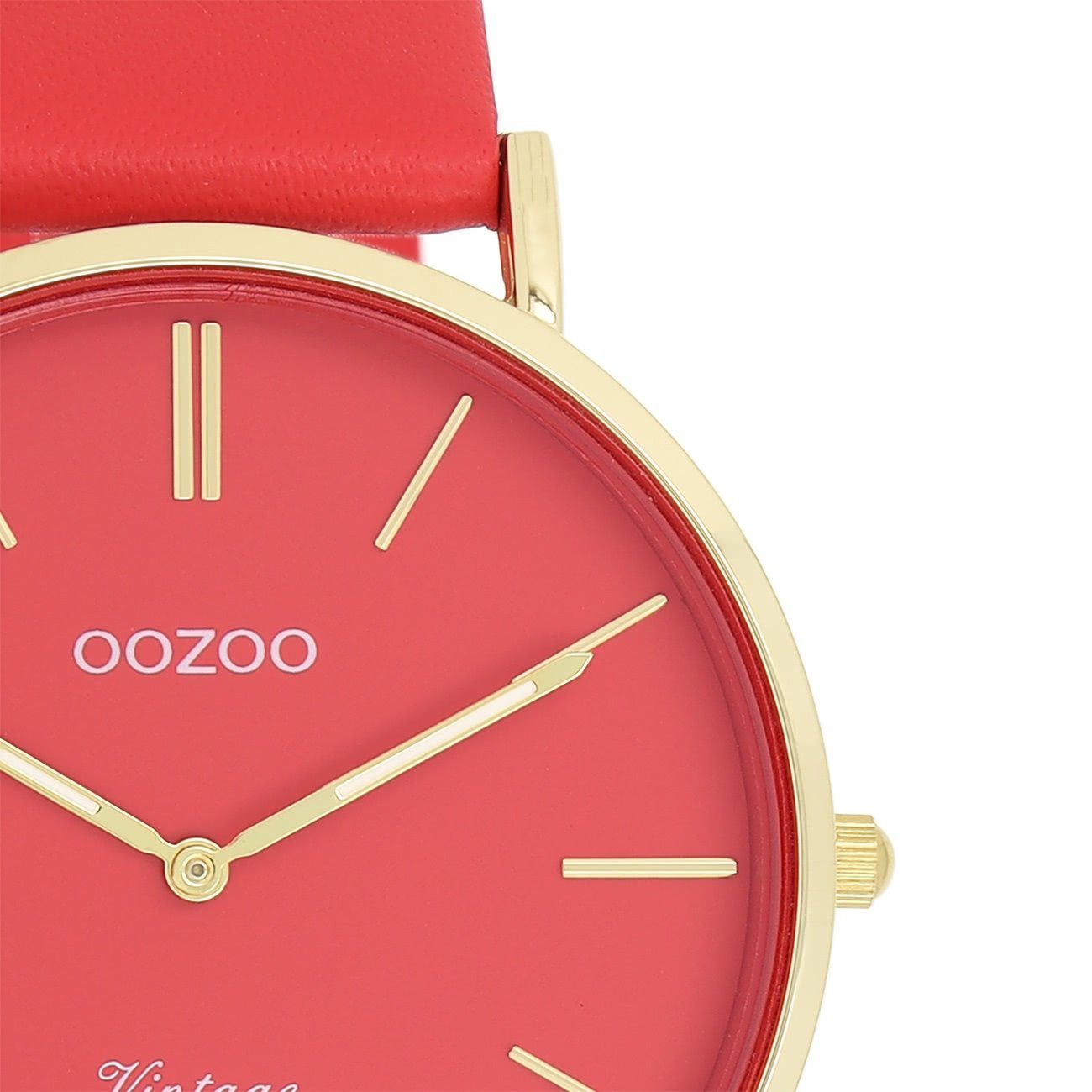 OOZOO Quarzuhr Oozoo Damen Armbanduhr Vintage Analog, (Analoguhr), Damenuhr günstig online kaufen