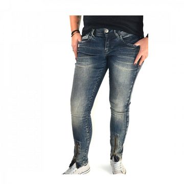 G-Star RAW Skinny-fit-Jeans Lynn Zip Blau