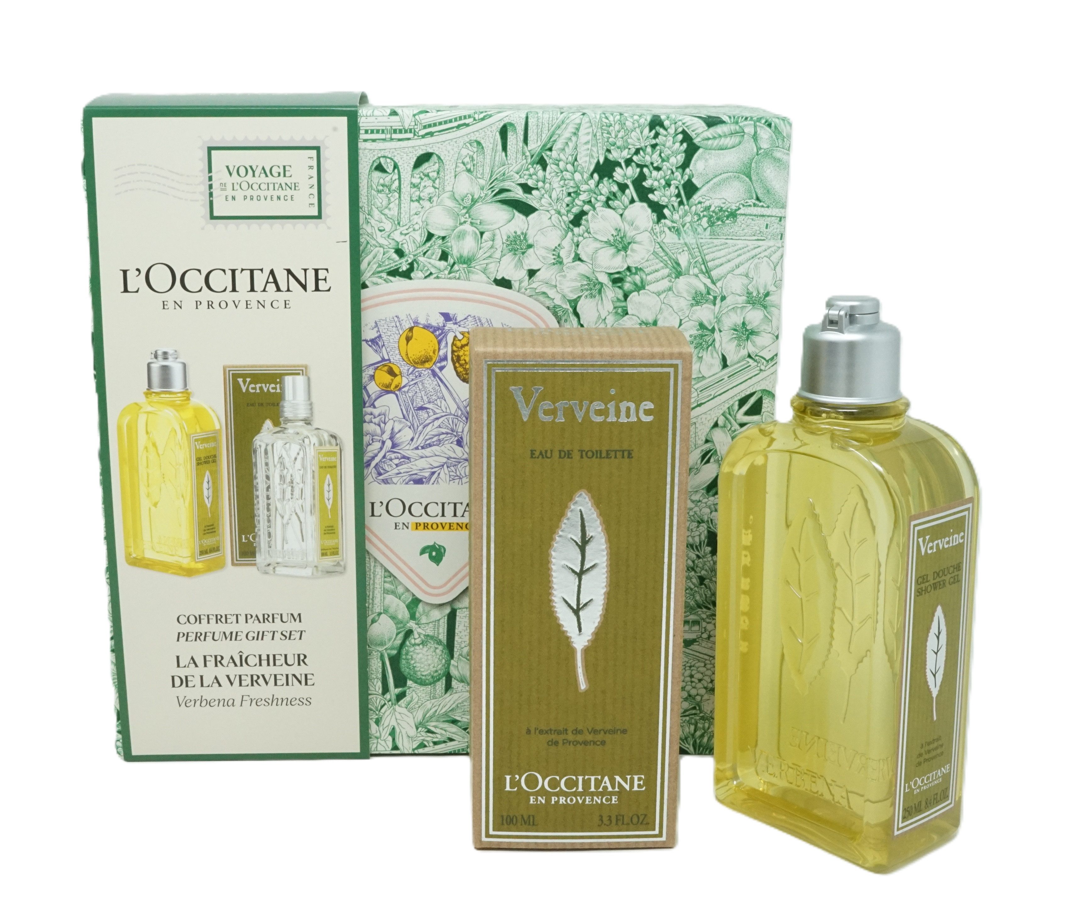 Hautreinigungs-Set L'Occitane Fleurs de Cerisier Cherry Blossom Duschgel 250 ml