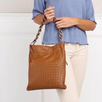 GIANNI CHIARINI Schultertasche cognac (1-tlg)