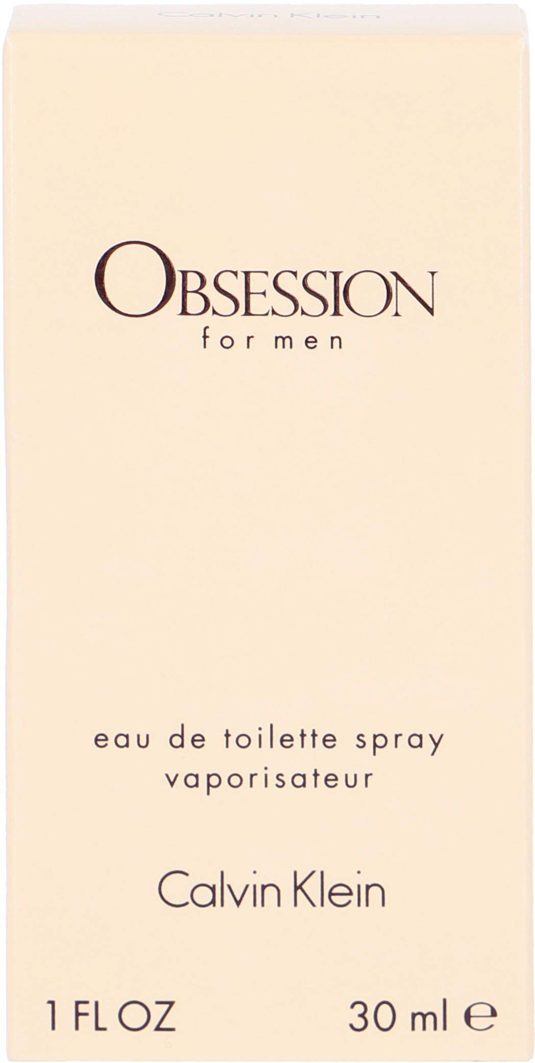 Calvin Klein Duftklassiker For Toilette de Männerduft, EdT, Parfum, Eau Obsession Men