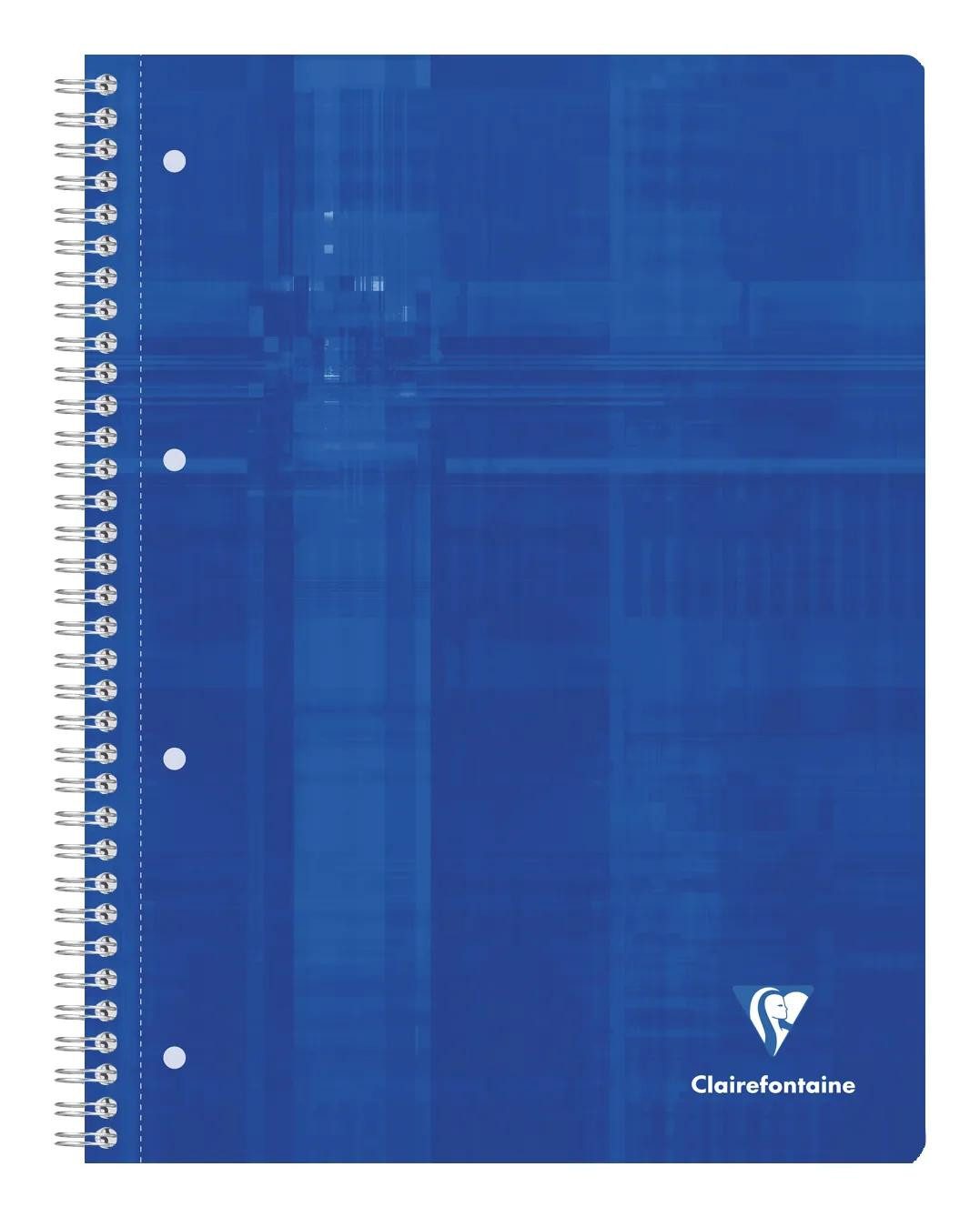 CLAIREFONTAINE Notizbuch 5x Collegeblock A4+ 80 Blatt kariert, Lineatur Sortiert 8252C, Heft, Notizbuch