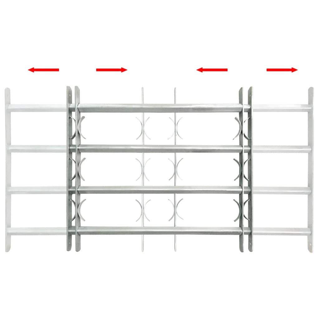 vidaXL Fenster Fenstergitter Verstellbar mit 4 Querstäben 700-1050 mm, (1 St) – Bild 4 von 4